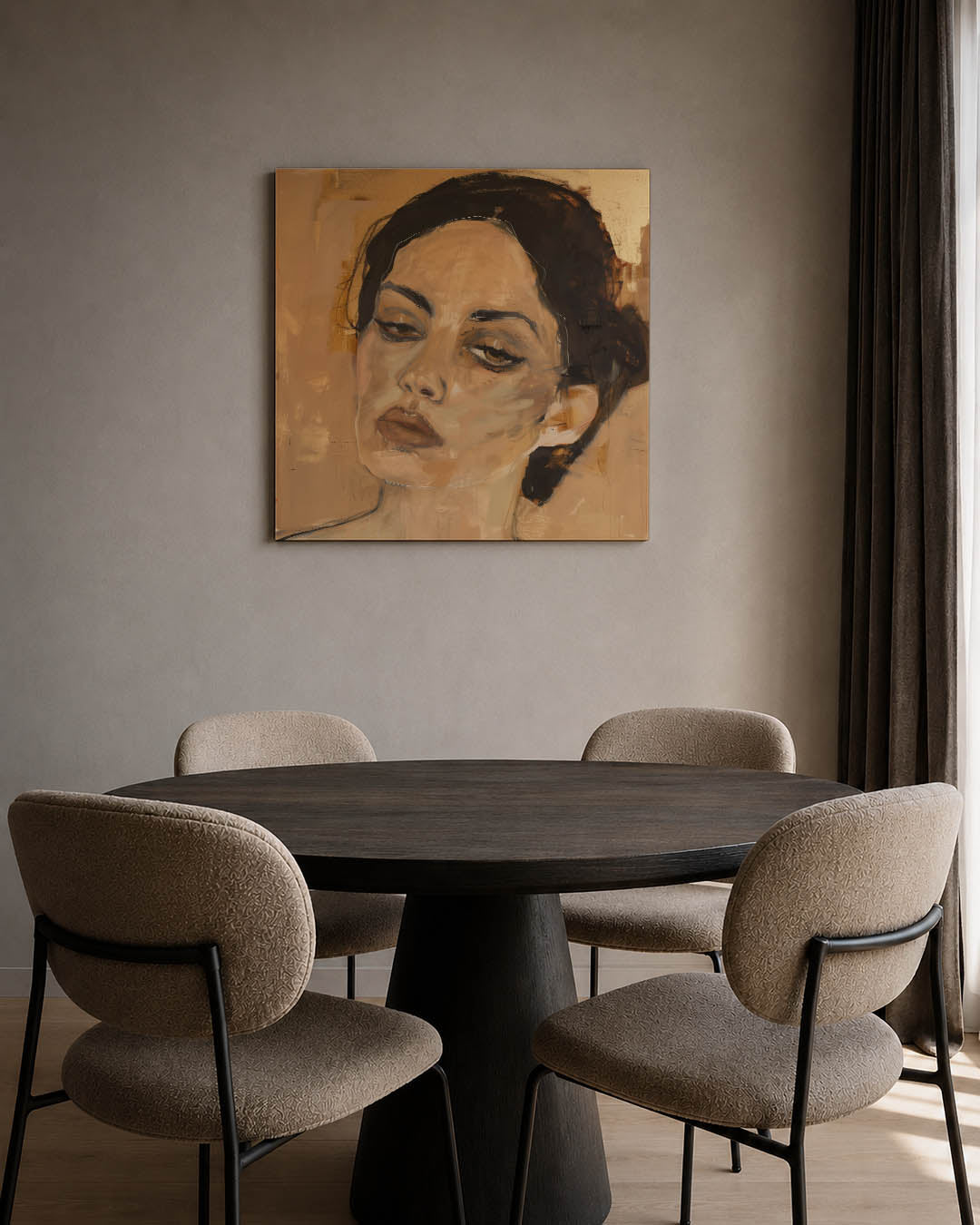 Portretstudie Kunstwerk