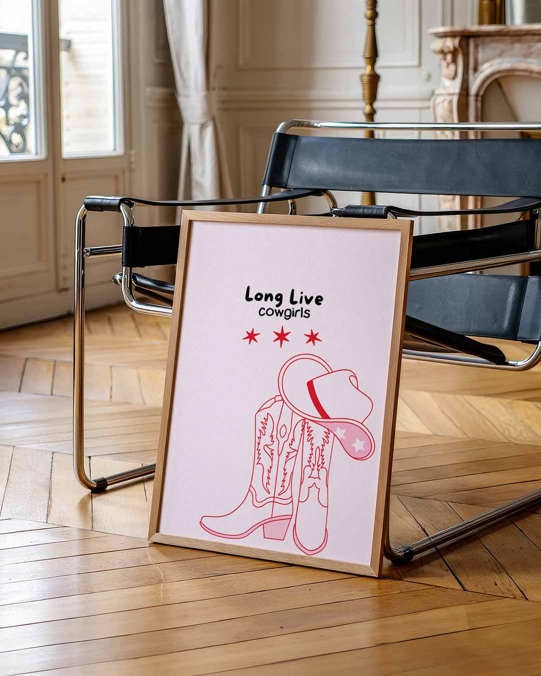 Stoere Cowgirl Poster