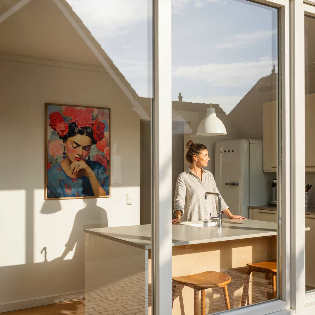 Dromerige Bloemenpracht Poster-WallArtistic