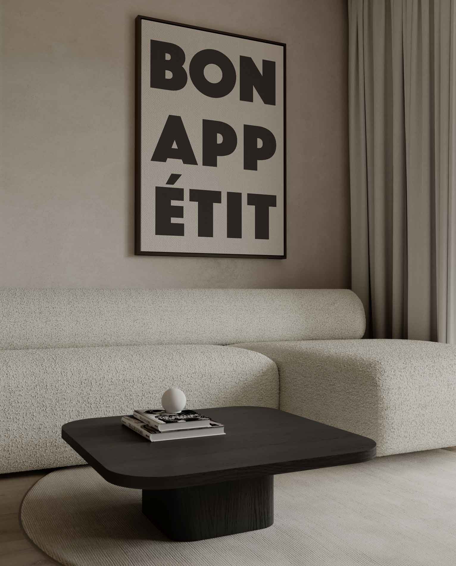 Bon Appétit Typografie Poster