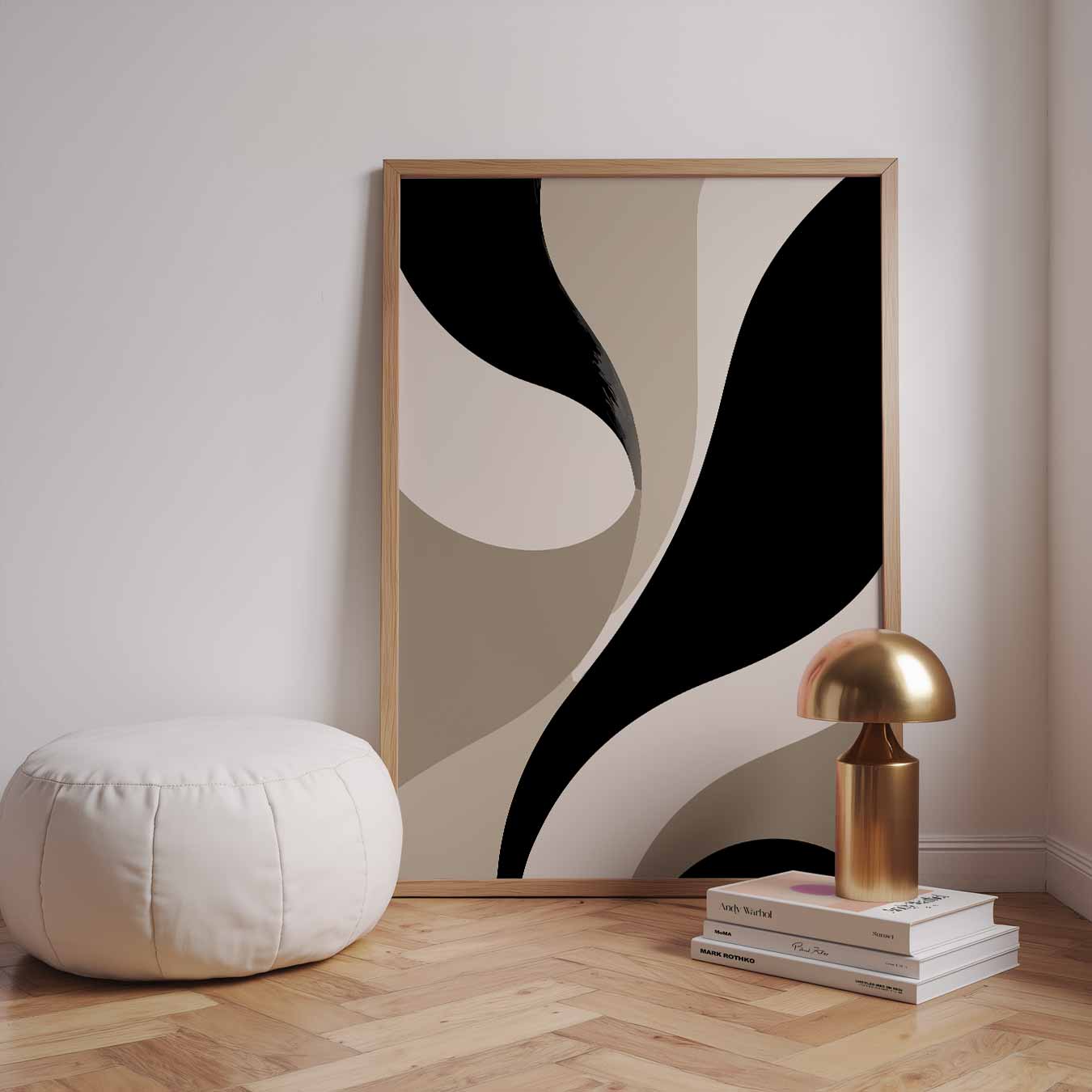 Stijlvolle Abstracte Vormen Poster