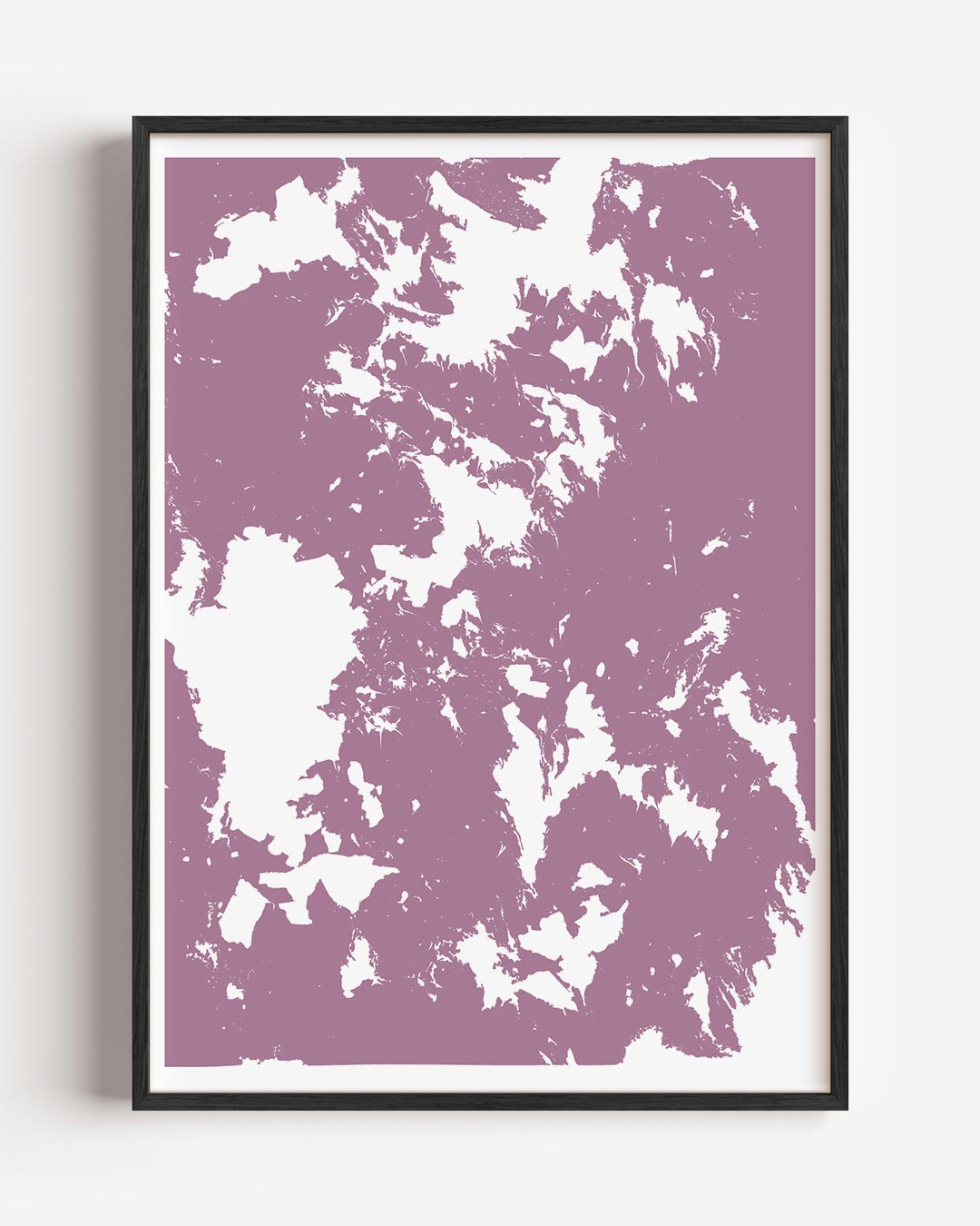 Abstracte Paarse Belevenis Poster-WallArtistic