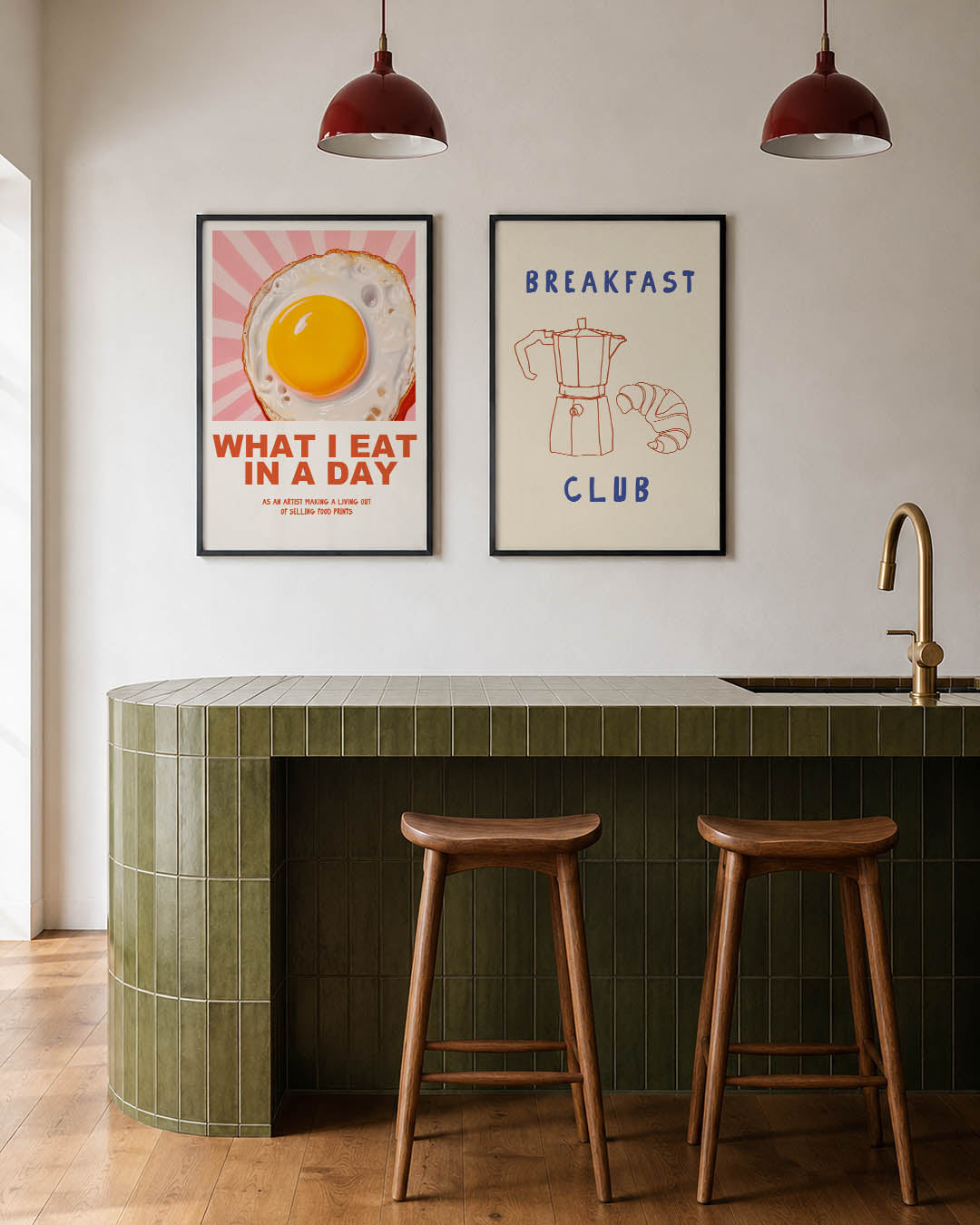 Eigeel en stralen Posterset