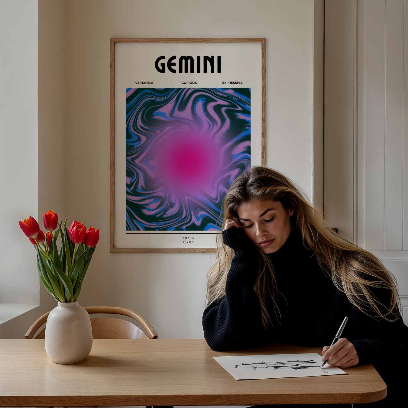 Gemini Abstracte Poster