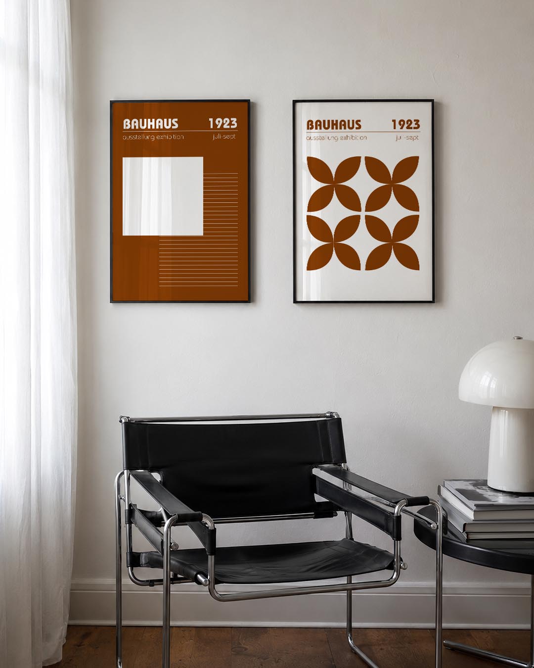 Lijnen en vlakkenspel Posterset