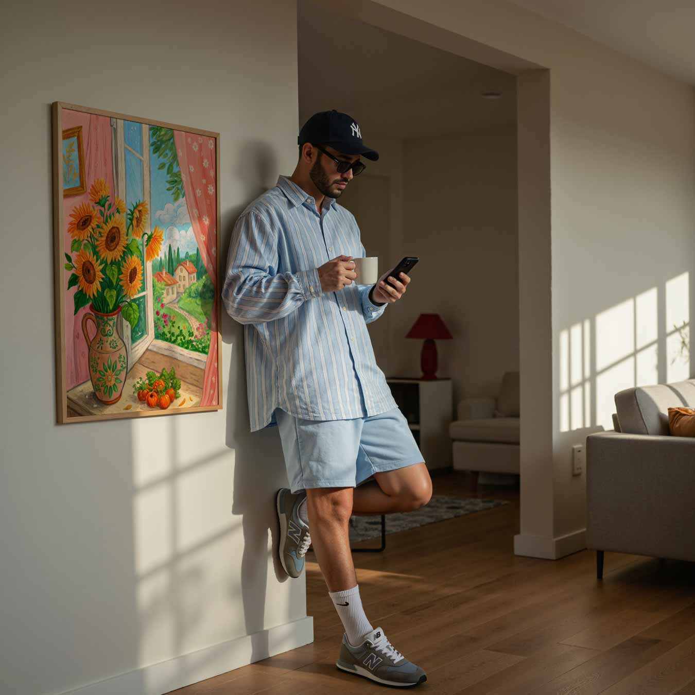 Zon, Bloemen & Zomer Poster-WallArtistic