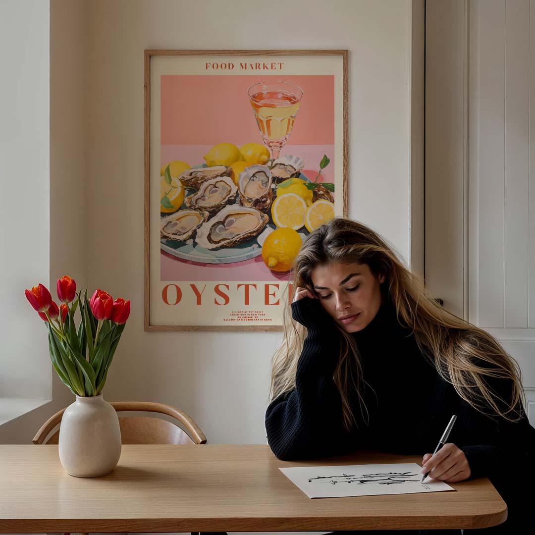 Verrukkelijke Oesters Poster-WallArtistic