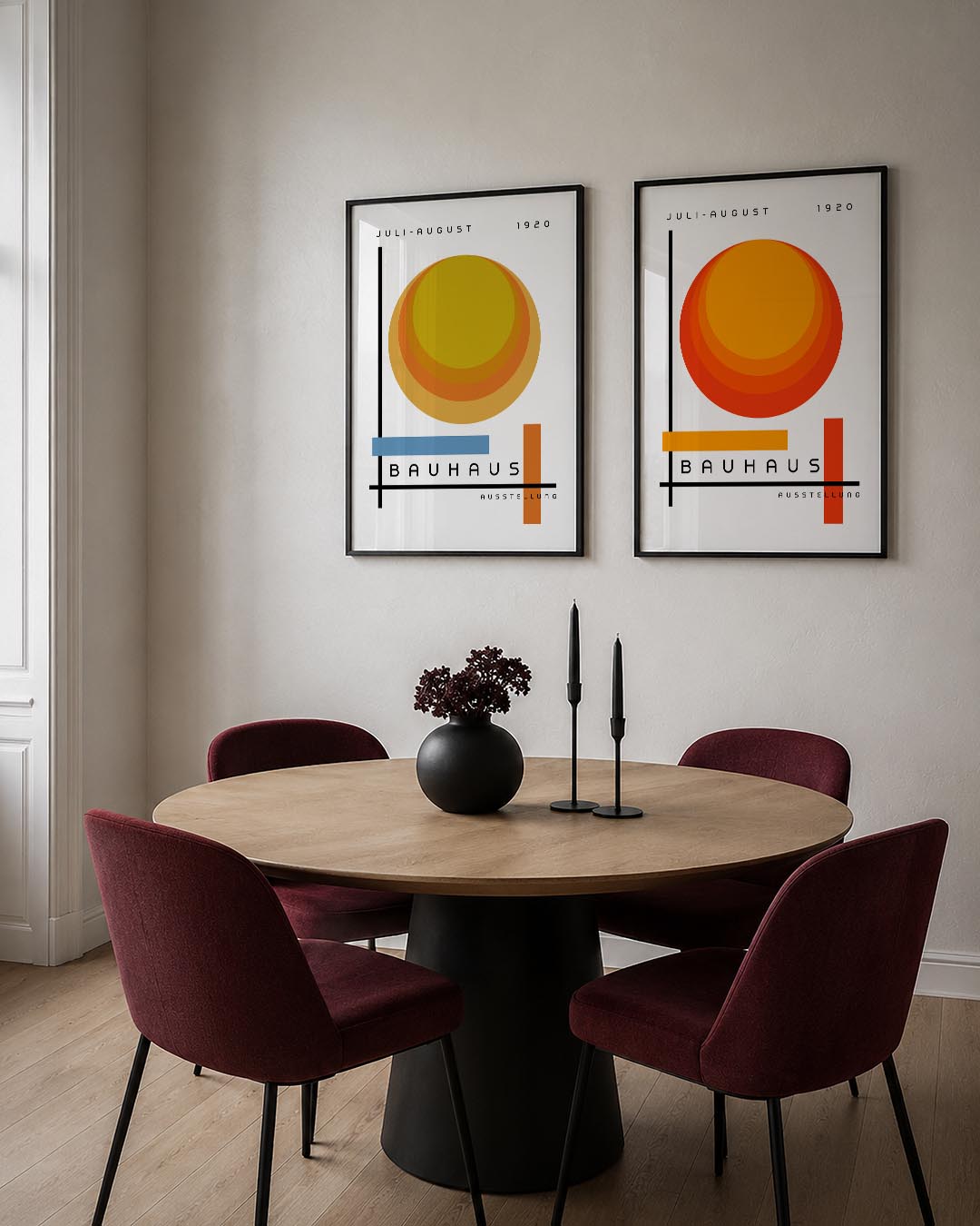 Cirkel en lijnen Posterset
