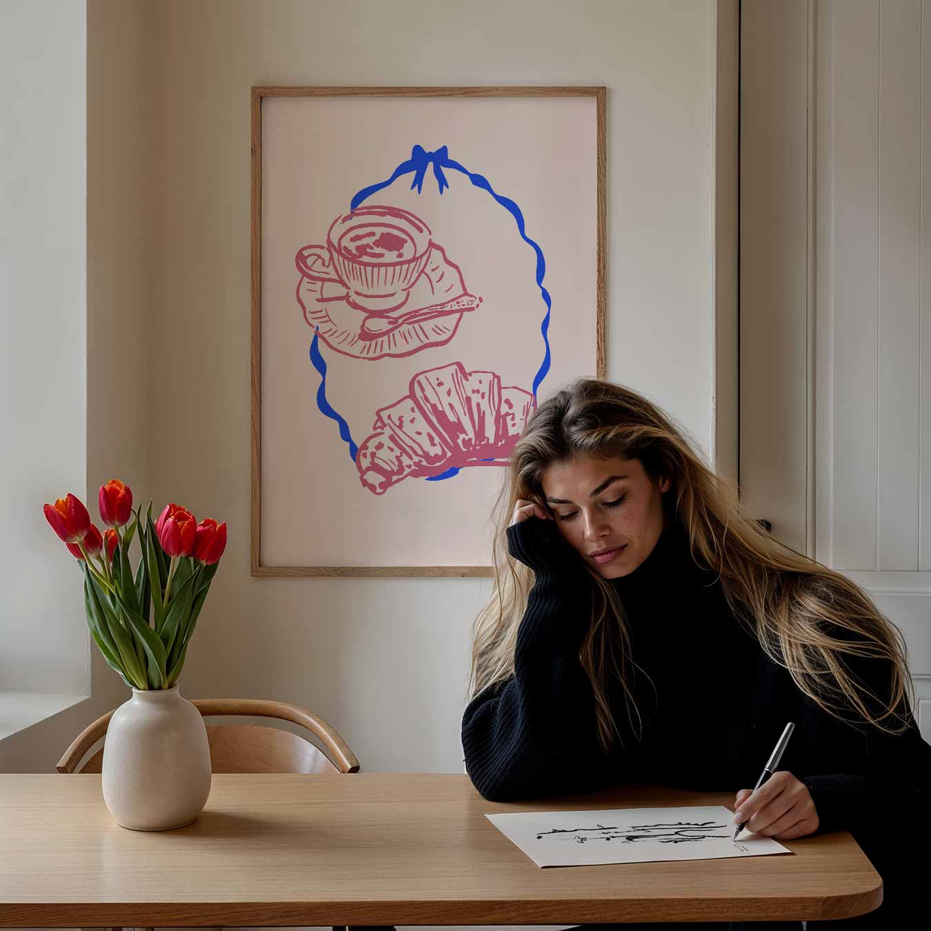 Ontbijt Dromen Poster-WallArtistic