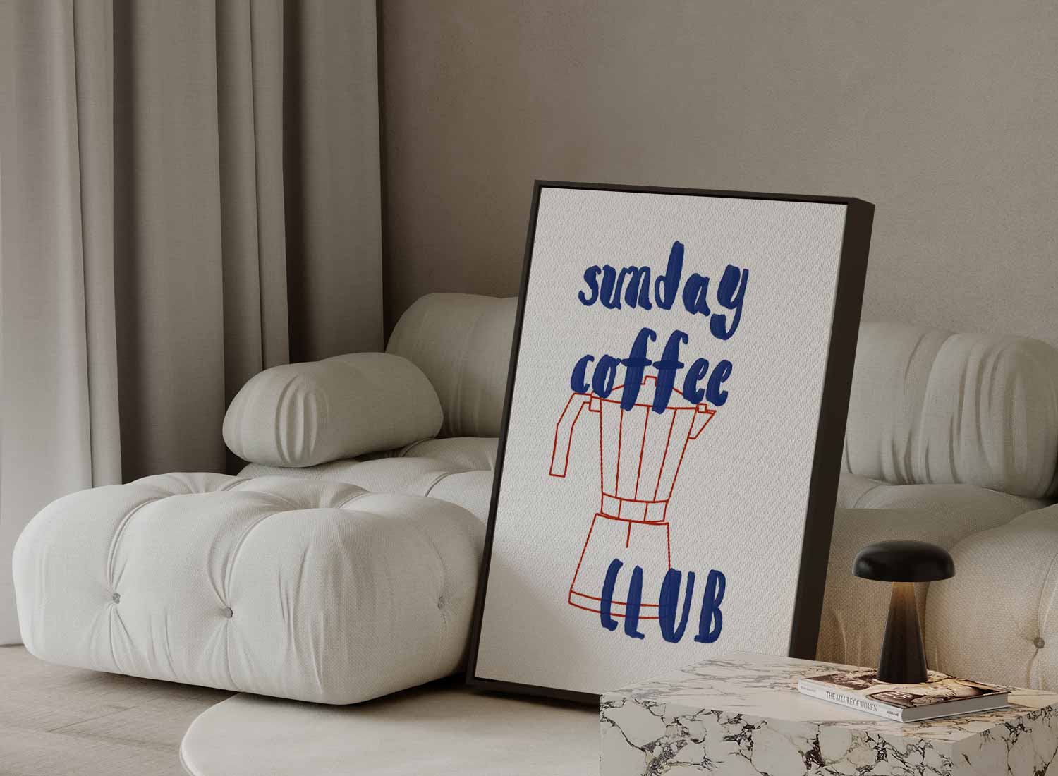 Sunday Coffee Club Poster