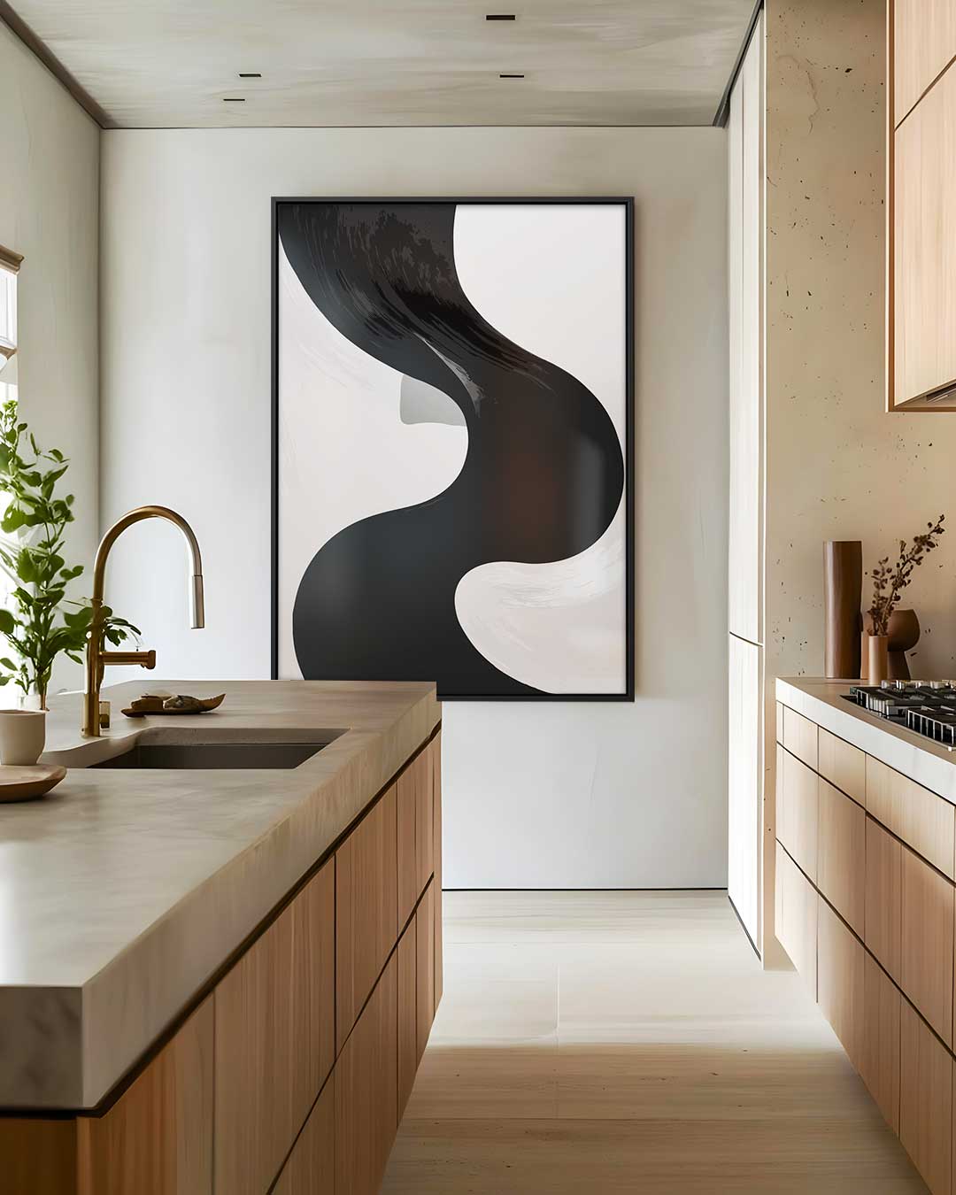 Stromende Schaduw Kunstwerk-canvas-dibond-plexiglas-wanddecoratie-WallArtistic