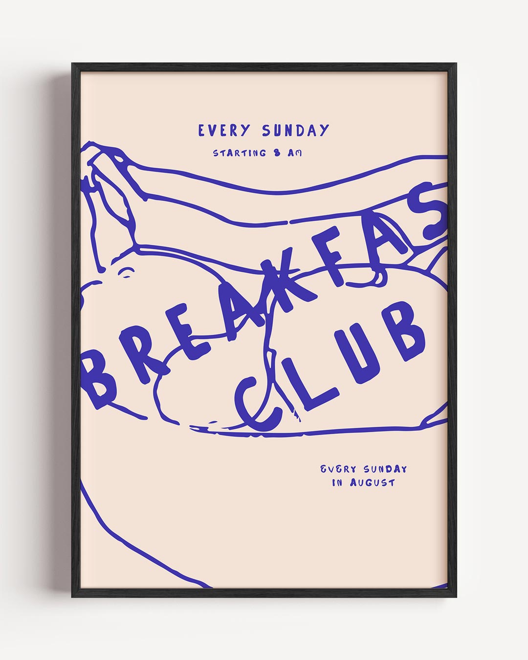 Trendy Breakfast Club Poster-WallArtistic
