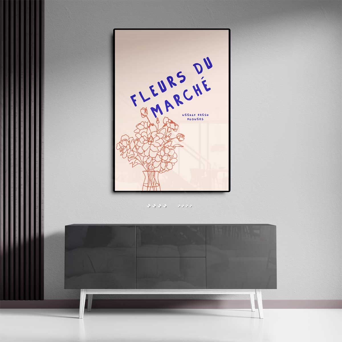 Fleurs du Marché Poster