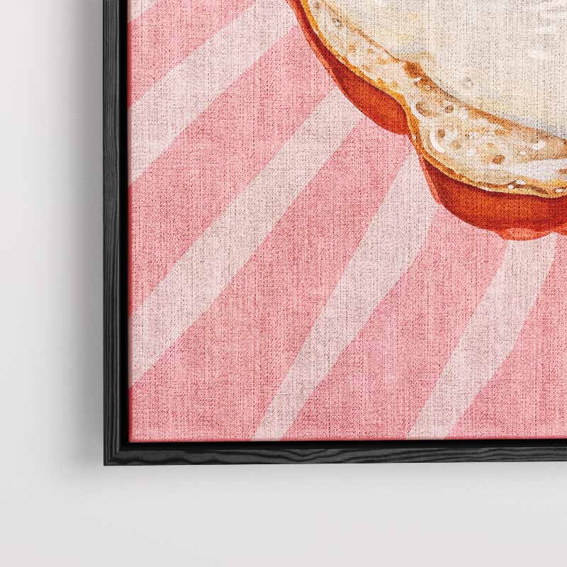 Stralende Spiegelei Boost Kunstwerk-canvas-dibond-plexiglas-wanddecoratie-WallArtistic