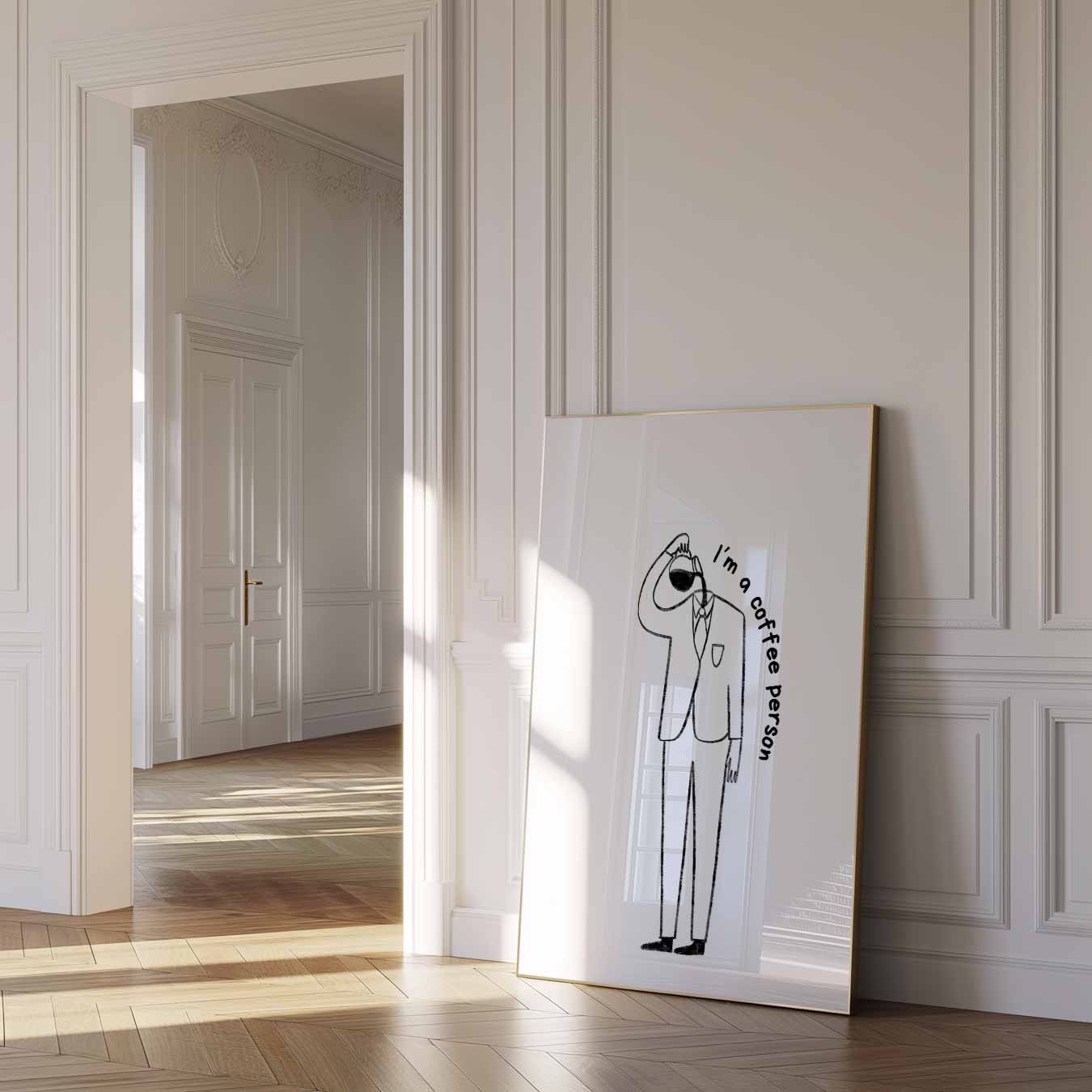 Koffiehumor Wandposter-WallArtistic