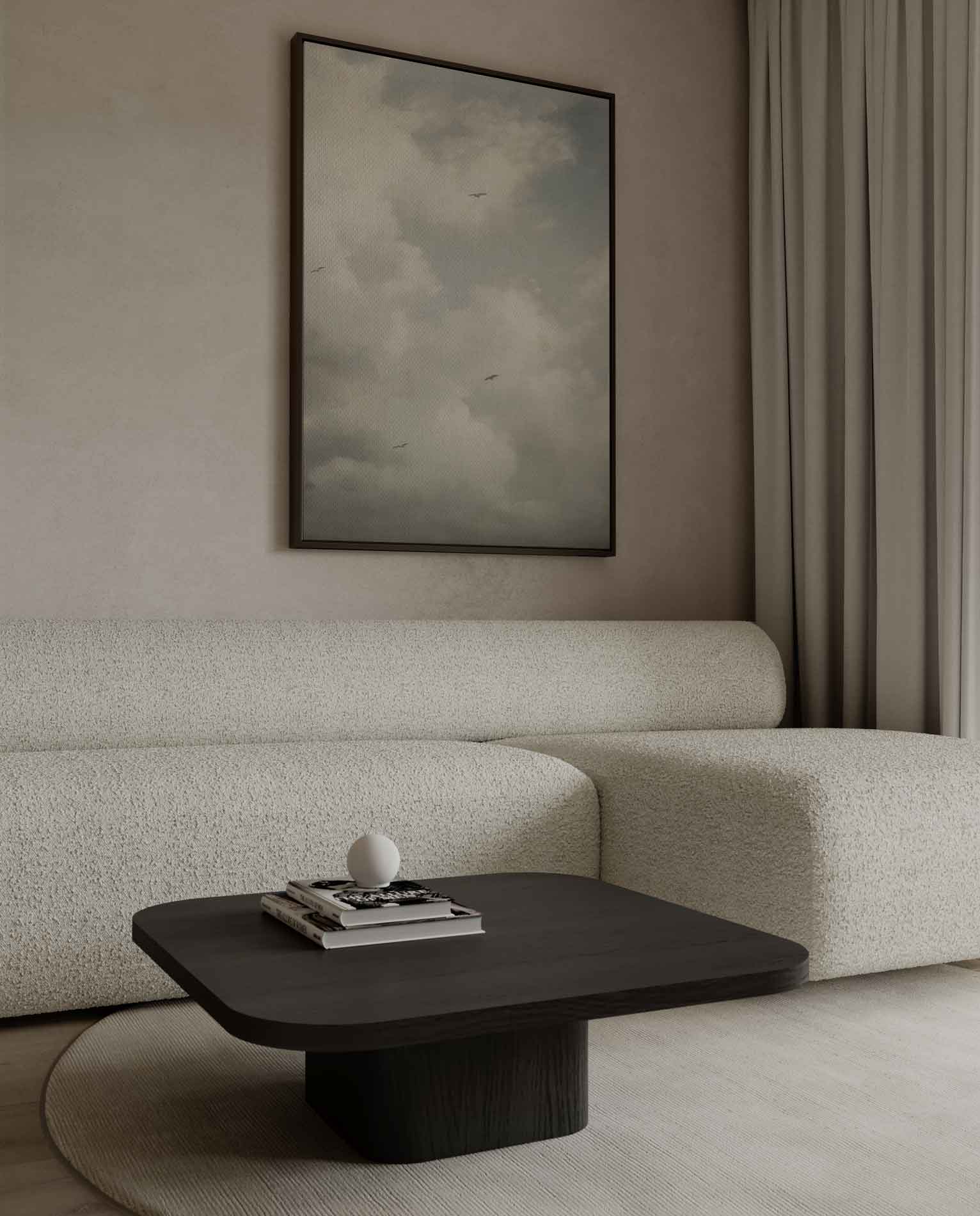 Zonnige Dromen in de Wolken Kunstwerk-canvas-dibond-plexiglas-wanddecoratie-WallArtistic