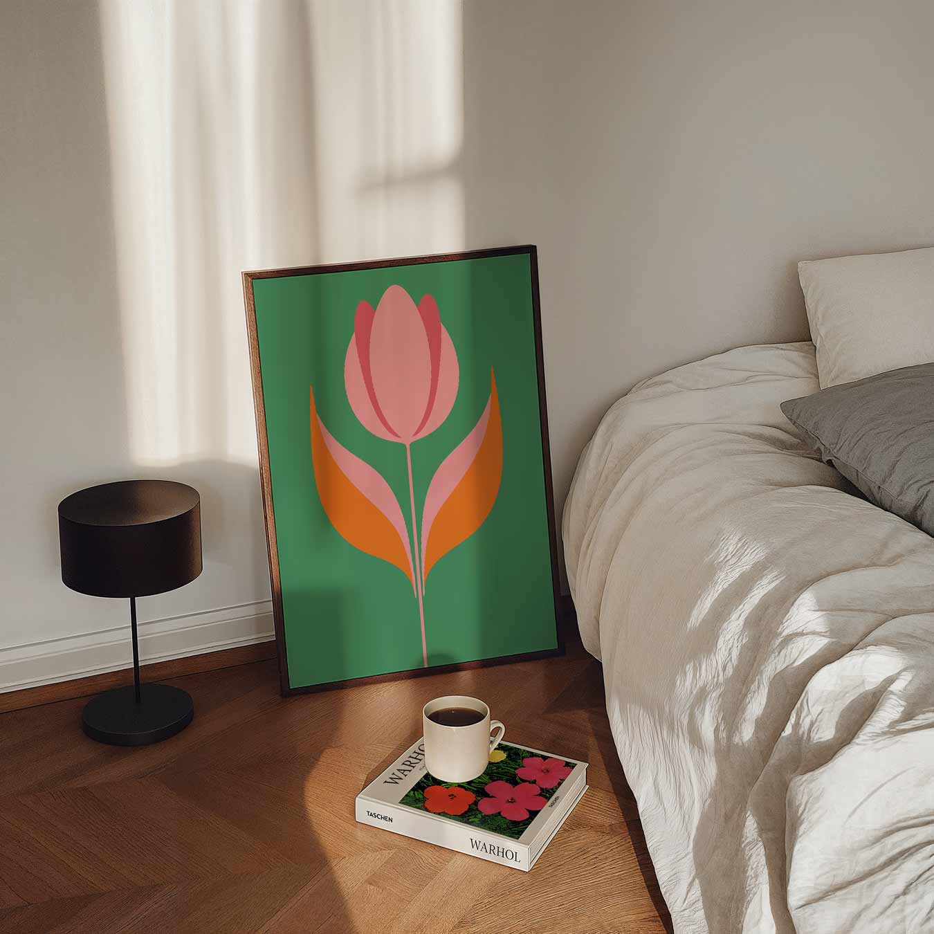 Stijlvolle Tulpenprint Poster