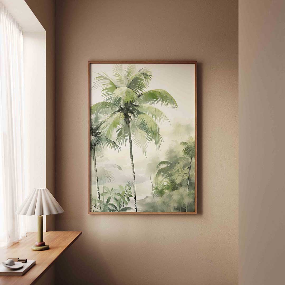 Tropische palmbomen Poster