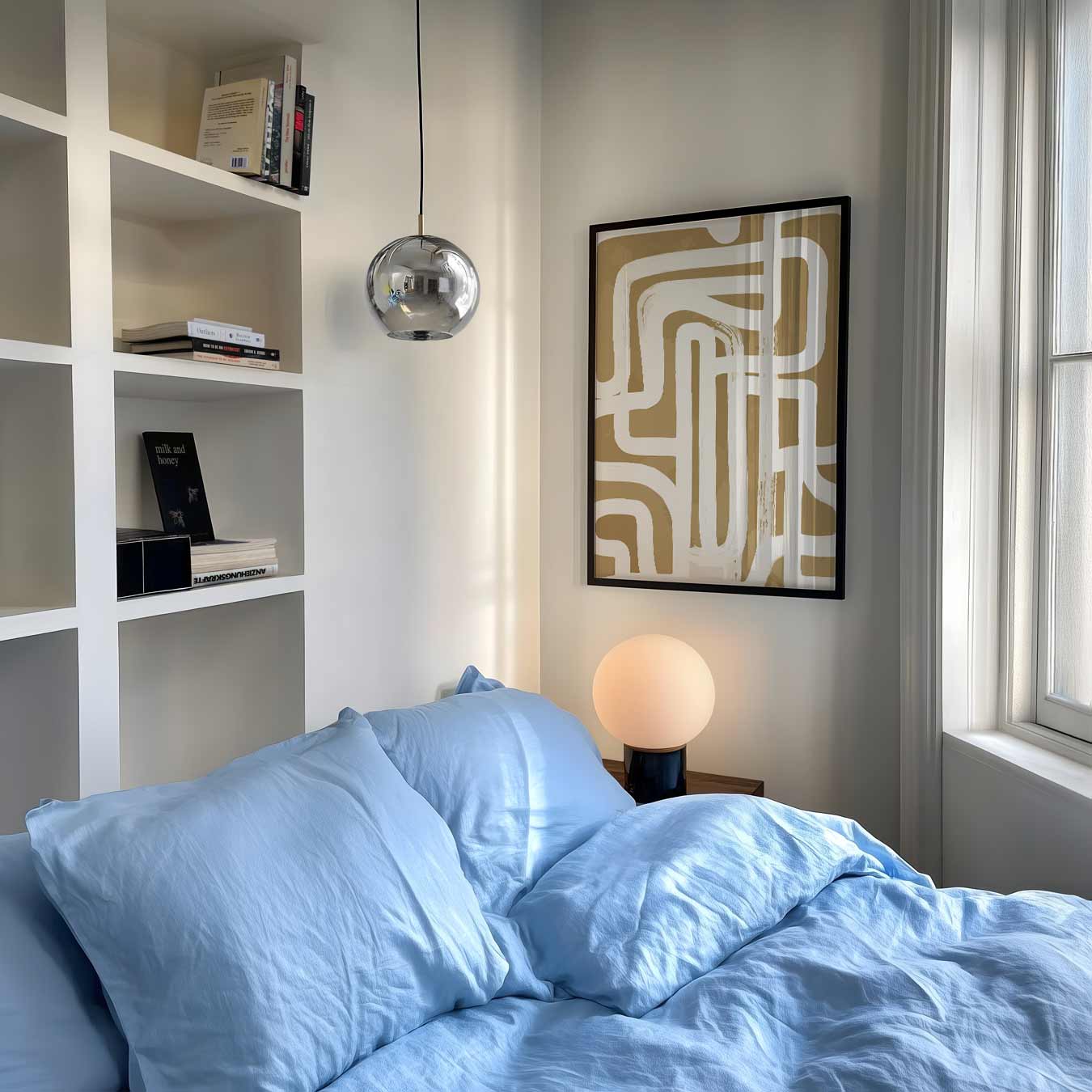 Abstracte Labyrint Poster-WallArtistic