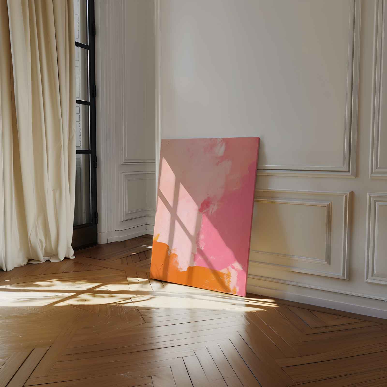 Vrolijke Kleurenexplosie Kunstwerk-canvas-dibond-plexiglas-wanddecoratie-WallArtistic