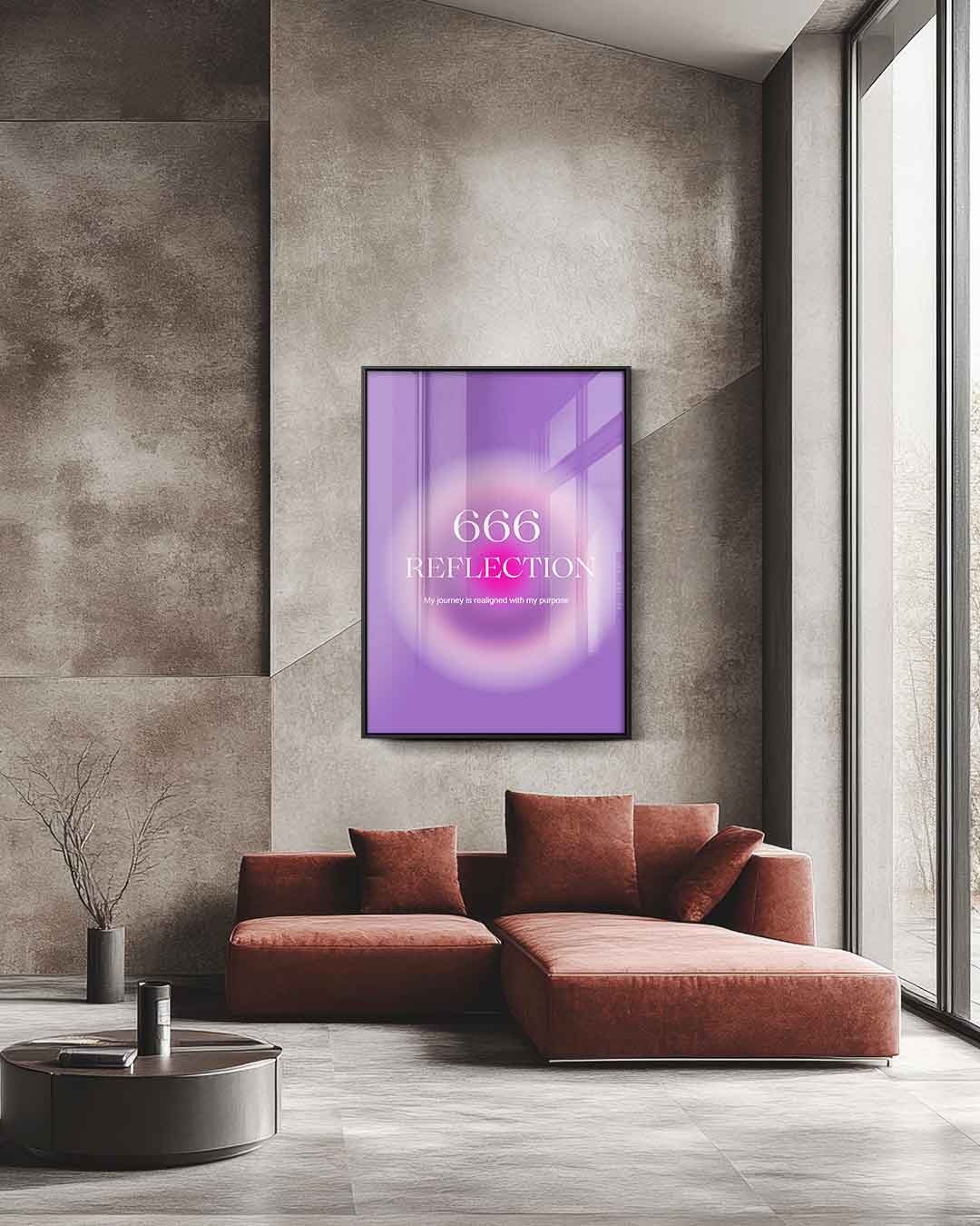 Reflectie van Zingeving Kunstwerk-canvas-dibond-plexiglas-wanddecoratie-WallArtistic
