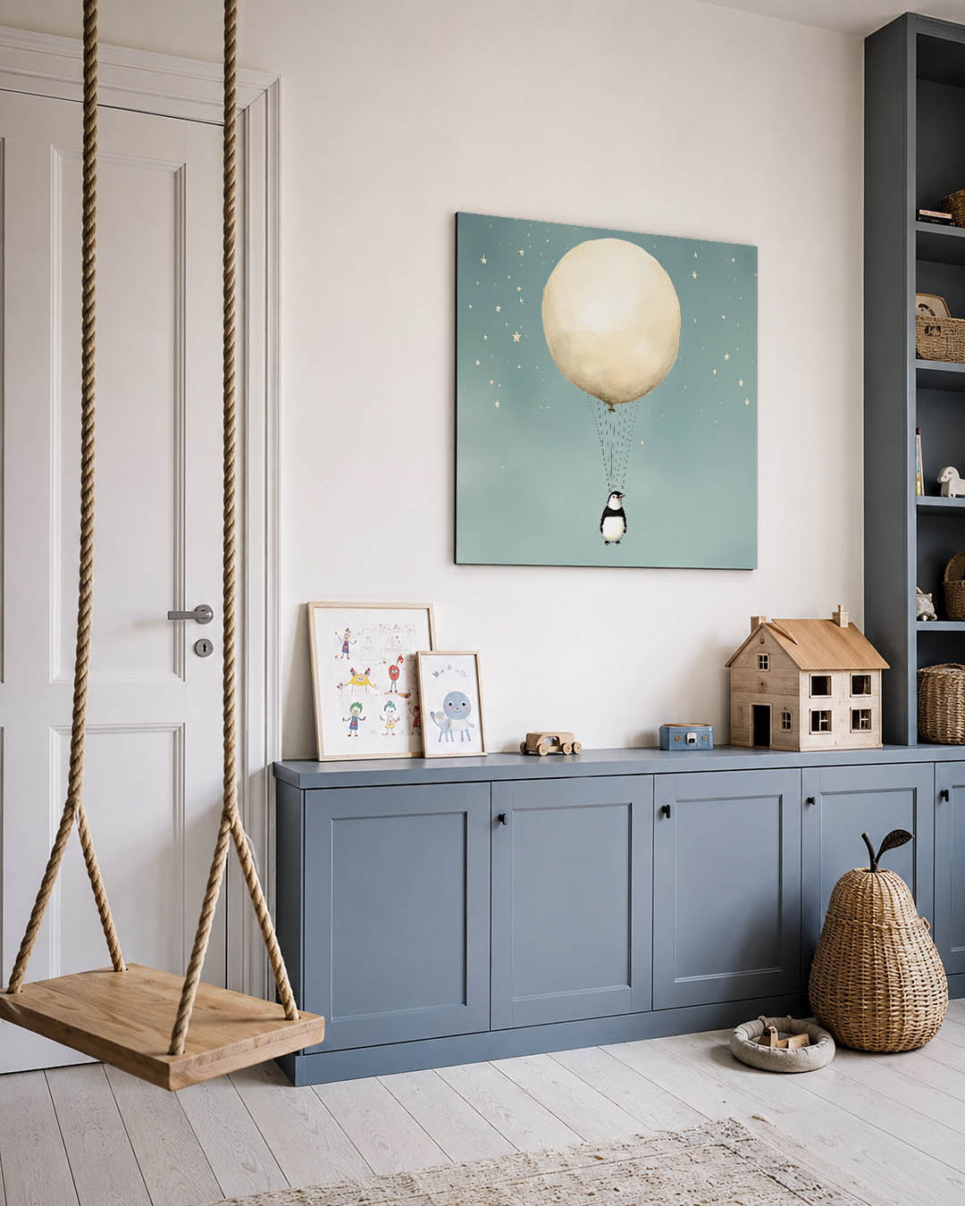 Dromerige ballonvlucht Kunstwerk