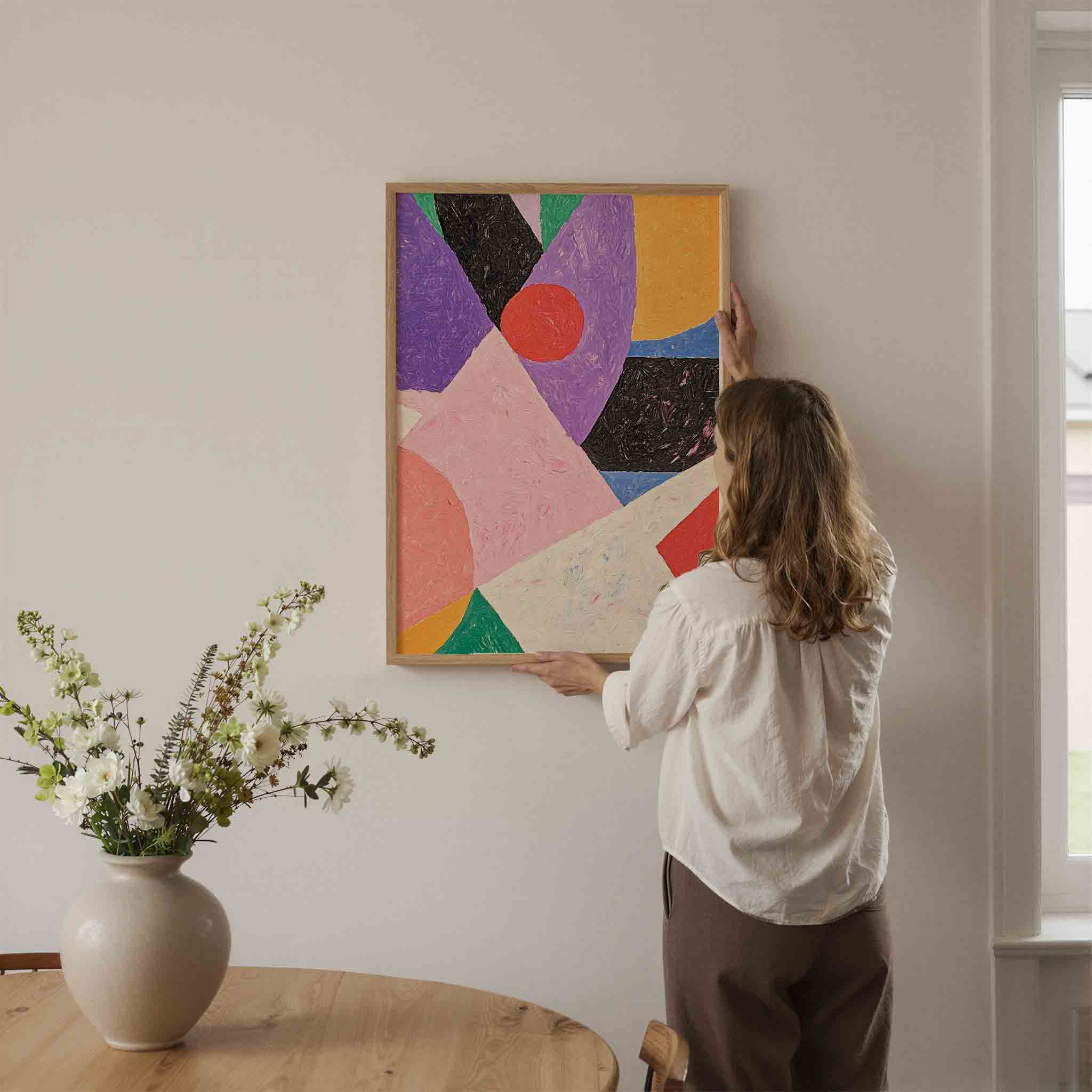 Abstracte vormen Poster