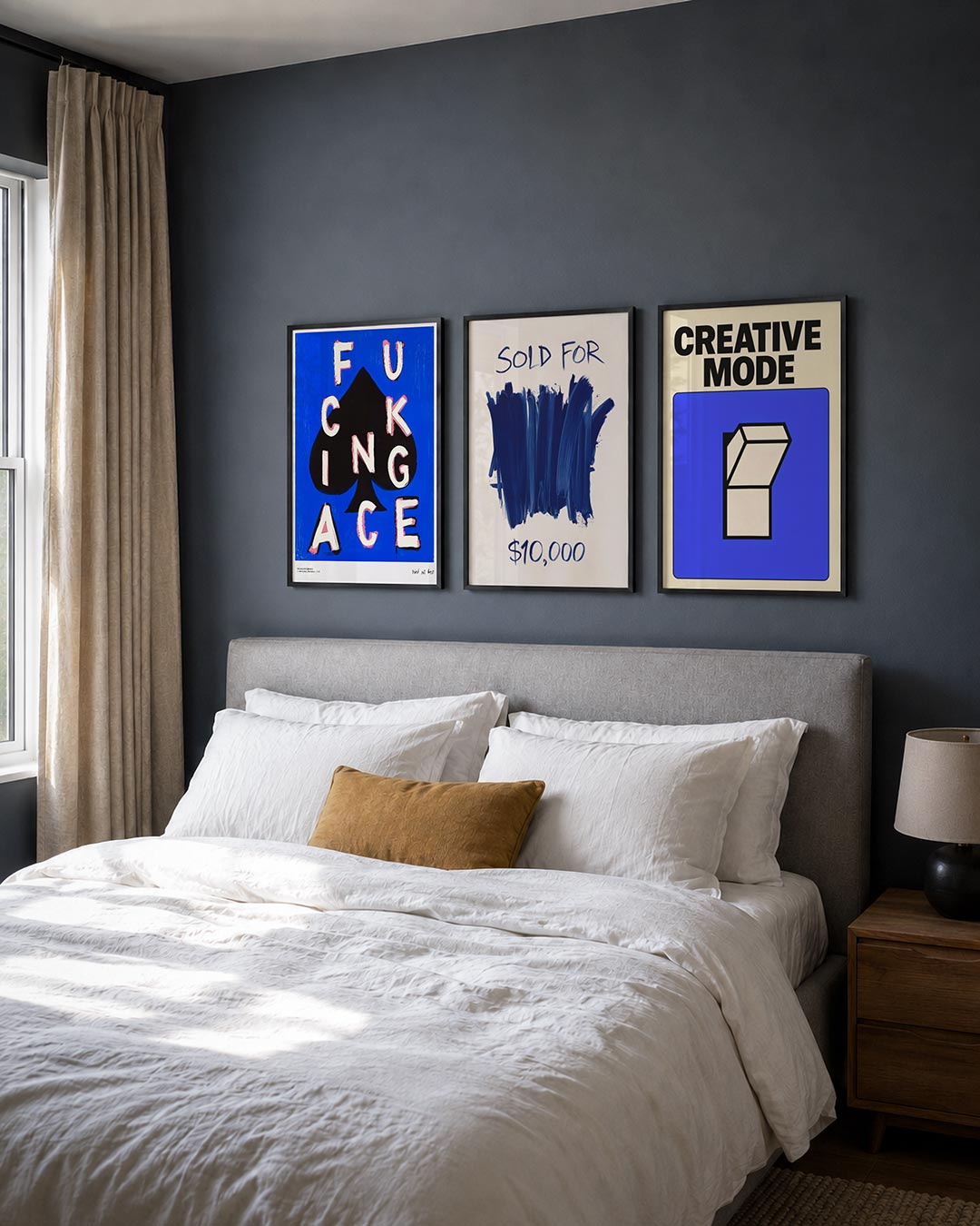 Speelse typografie Posterset