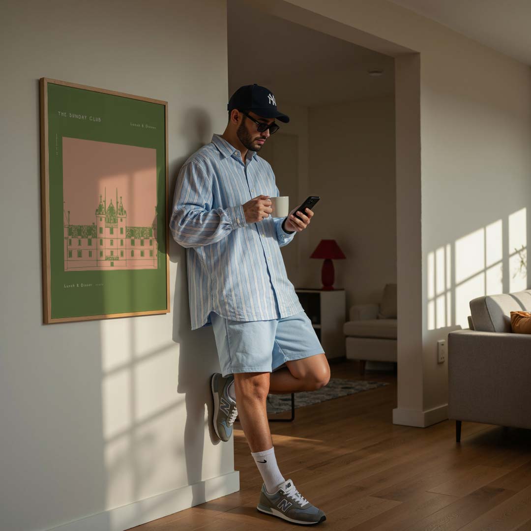 Sunday Club Afbeelding Poster-WallArtistic