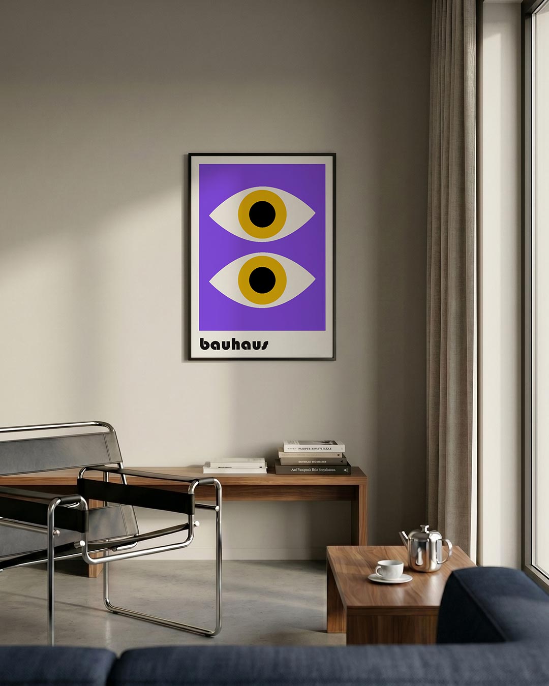 Oogvormen en kleur Poster