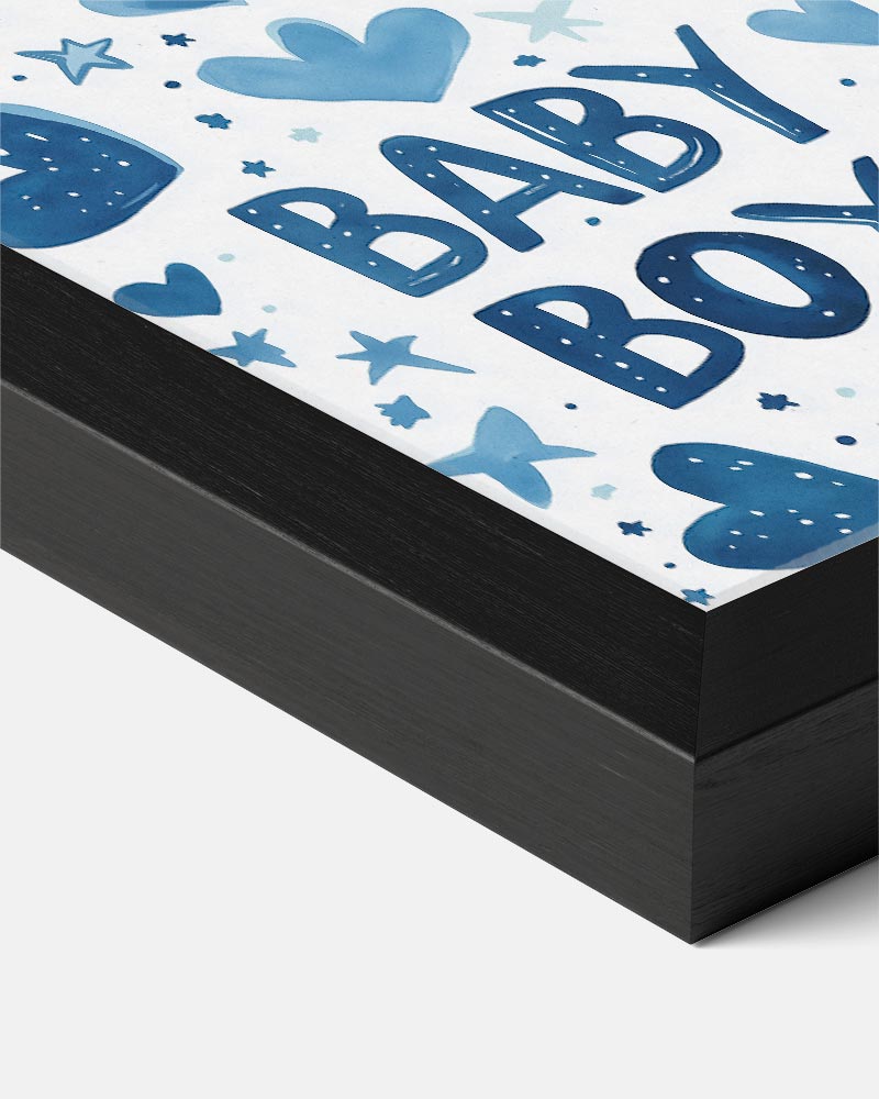 Blauwe Babyjongen Poster