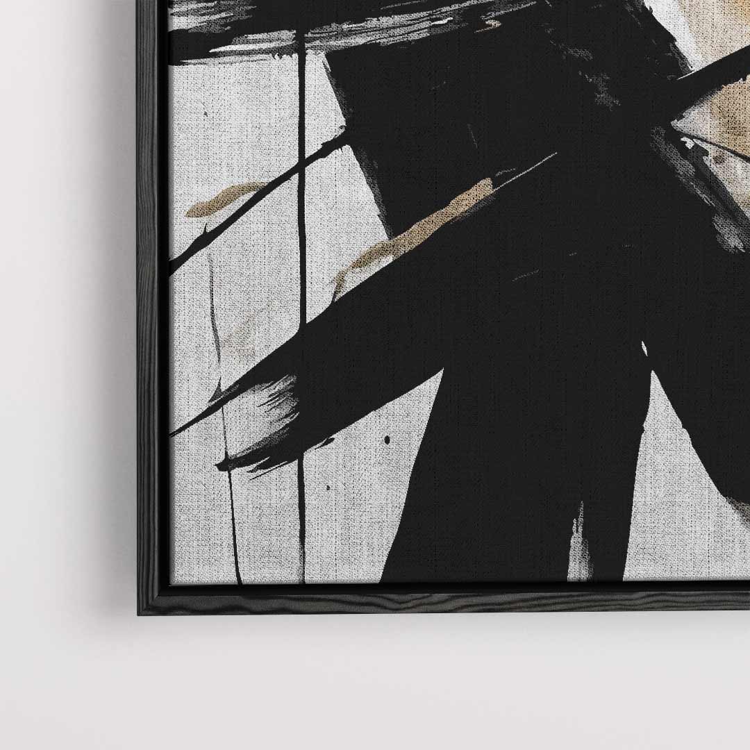 Abstracte Expressie Kunstwerk-canvas-dibond-plexiglas-wanddecoratie-WallArtistic