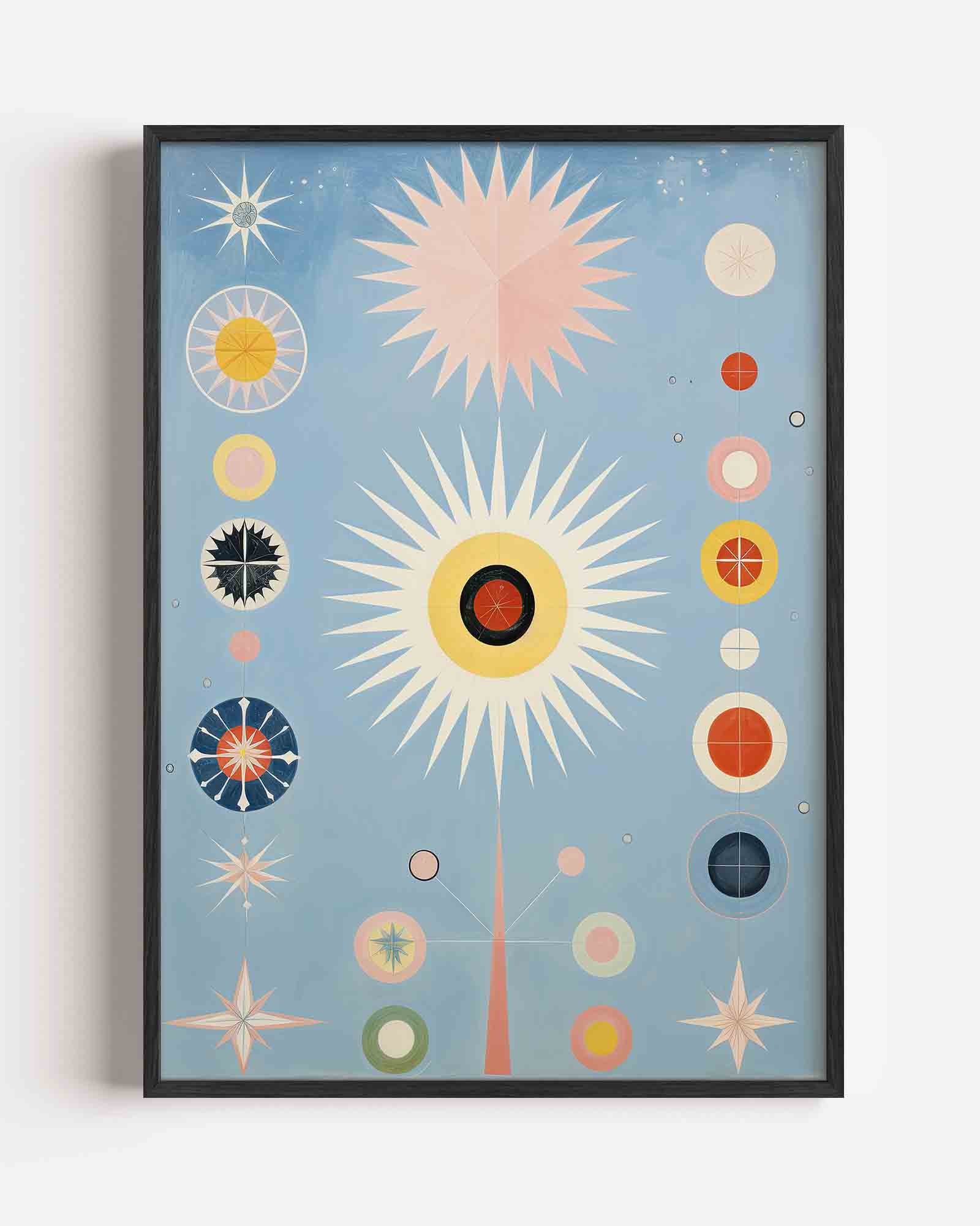 Sterren en cirkels Poster