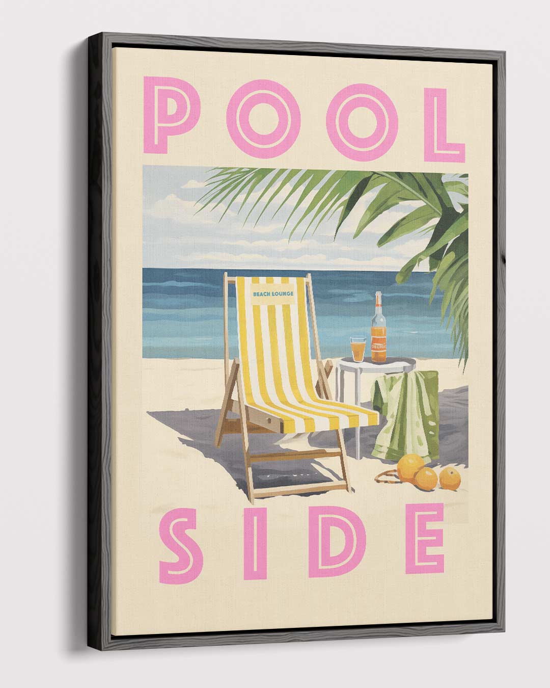 Zomerstrand Lounge Kunstwerk-canvas-dibond-plexiglas-wanddecoratie-WallArtistic