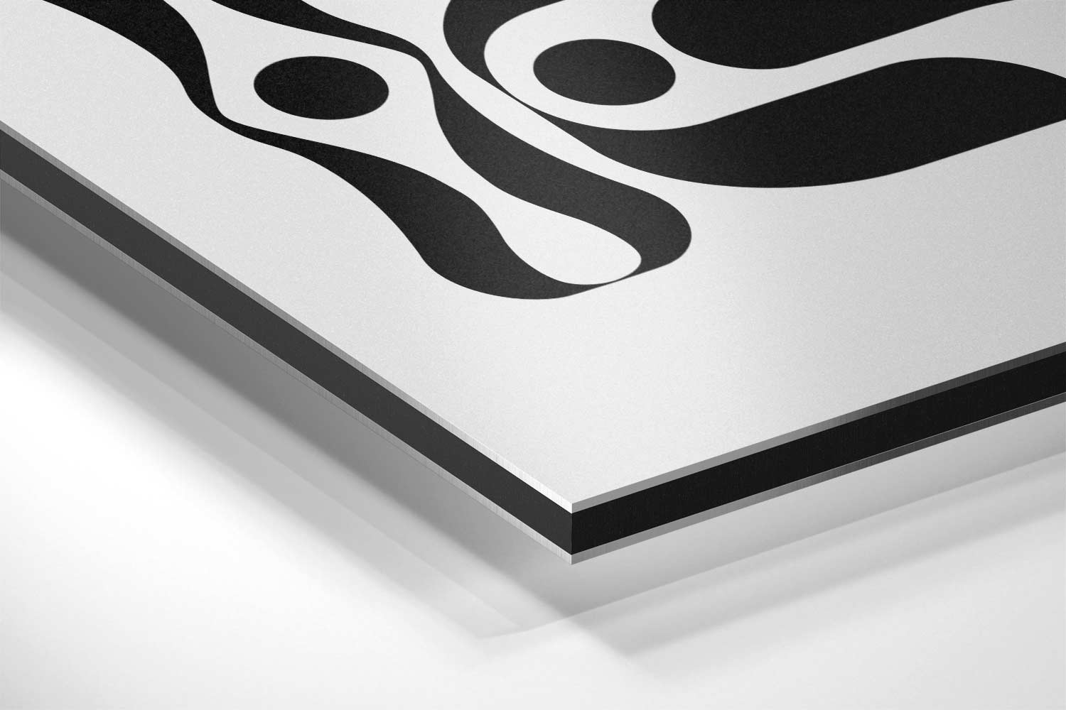 Abstracte Geometrische Compositie Kunstwerk-canvas-dibond-plexiglas-wanddecoratie-WallArtistic