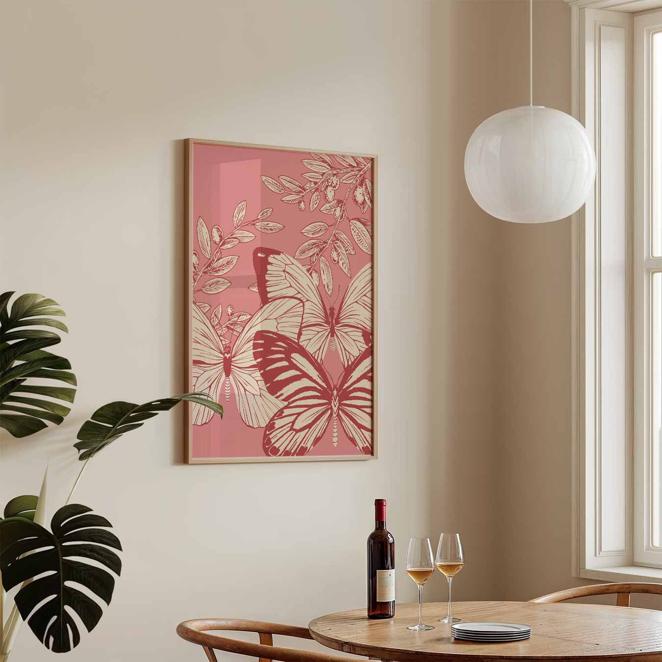 Vlinderdroom Wanddecoratie Poster