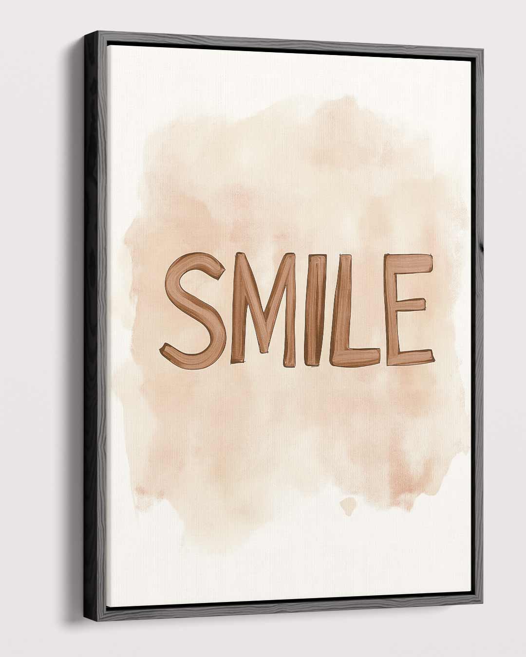 Lachende Belettering Kunstwerk-canvas-dibond-plexiglas-wanddecoratie-WallArtistic