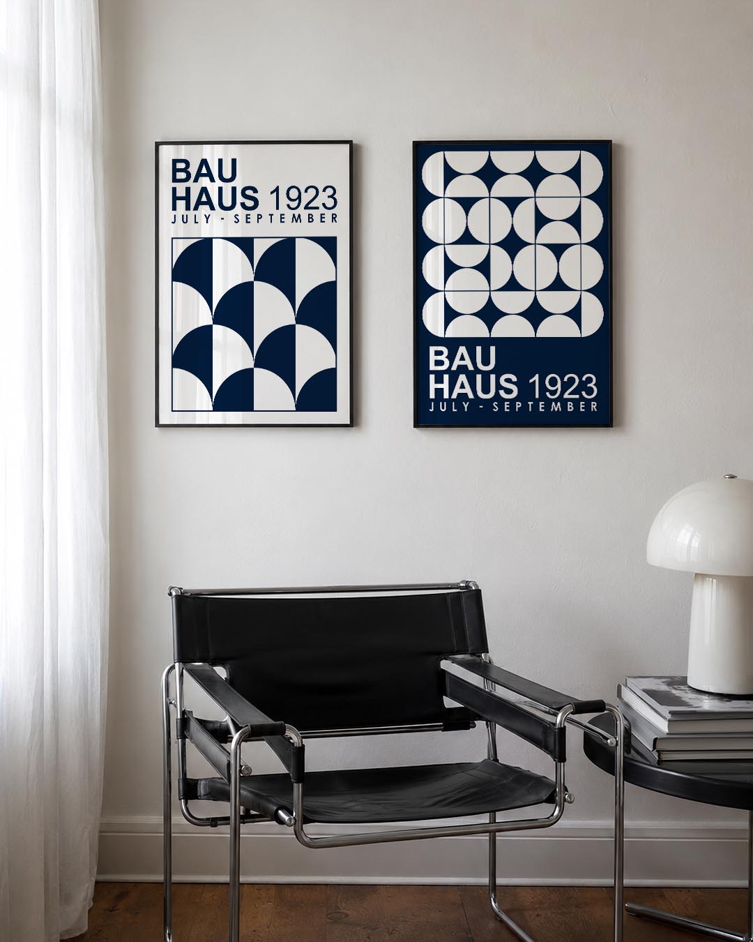 Halve cirkelpatronen Posterset