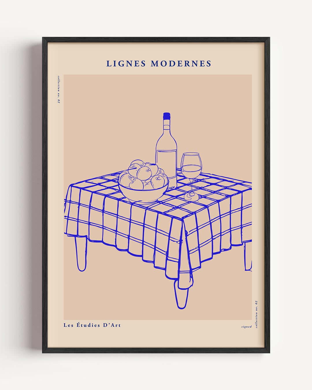 Moderne Stijllijnen Poster-WallArtistic