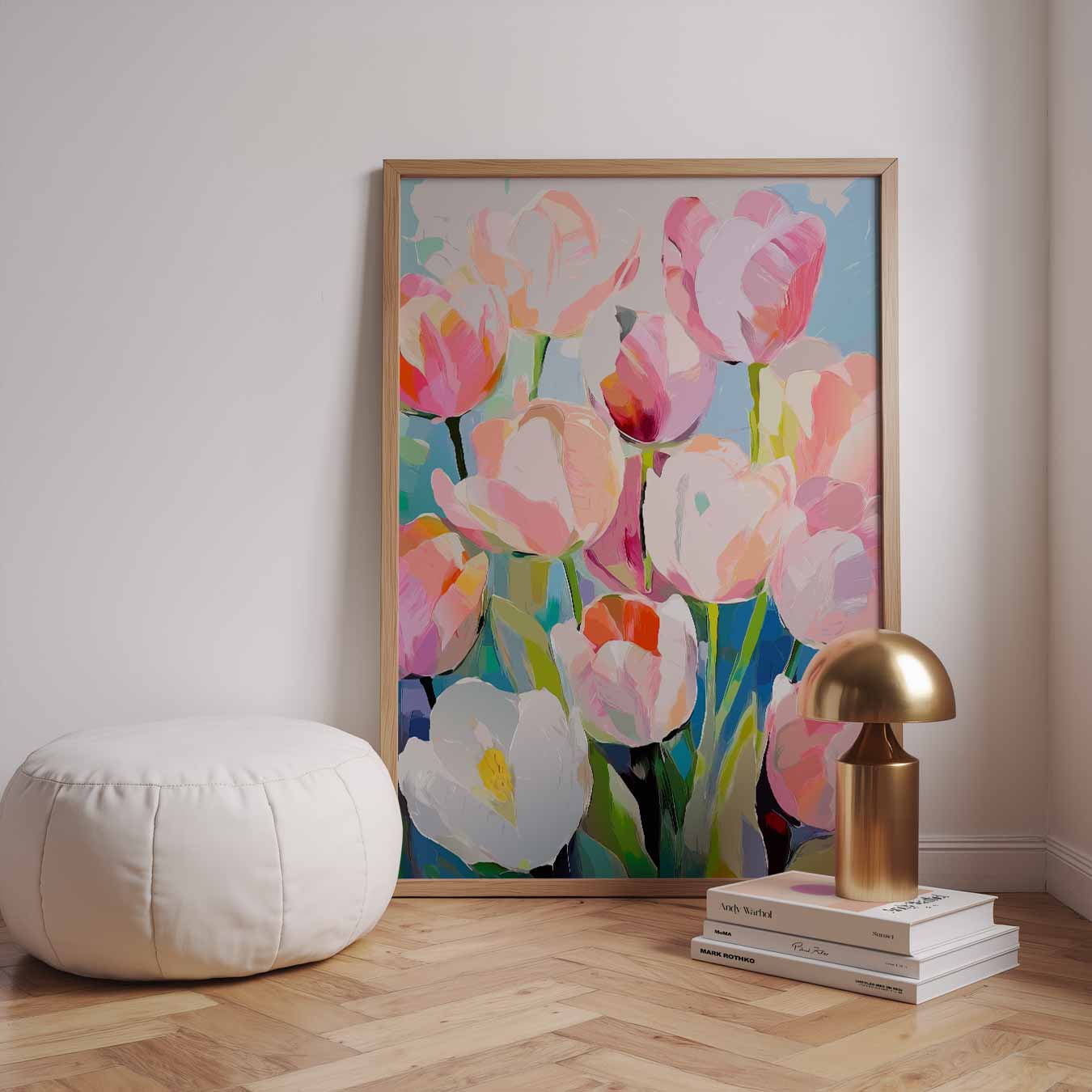 Kleurrijke Tulpenpracht Poster
