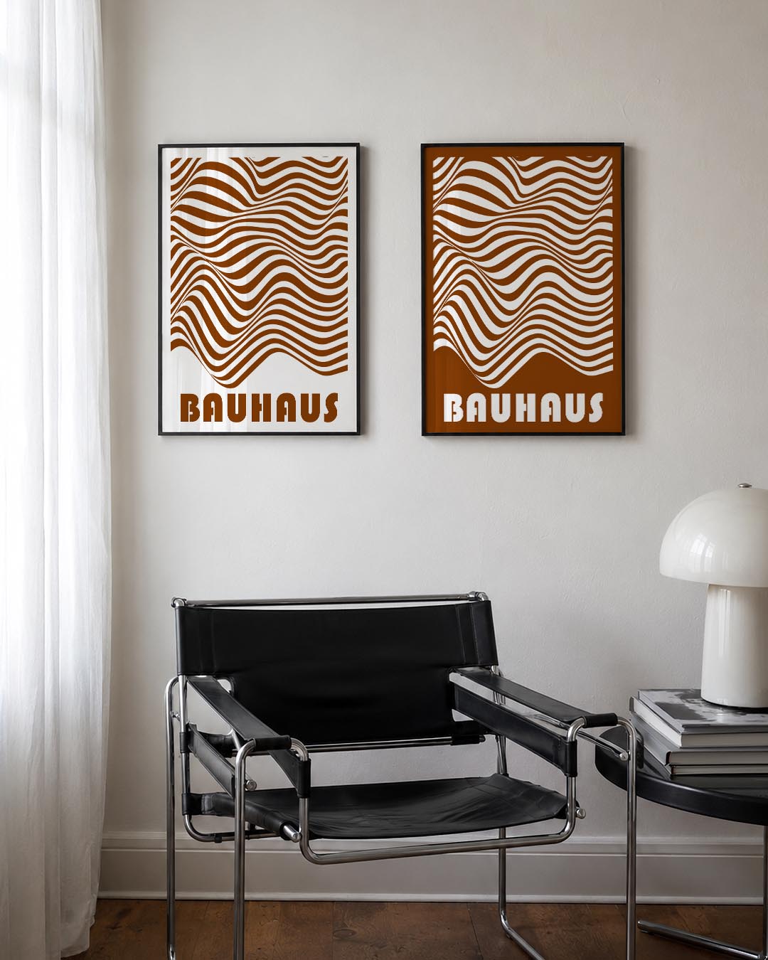 Golvend lijnenspel Postersets