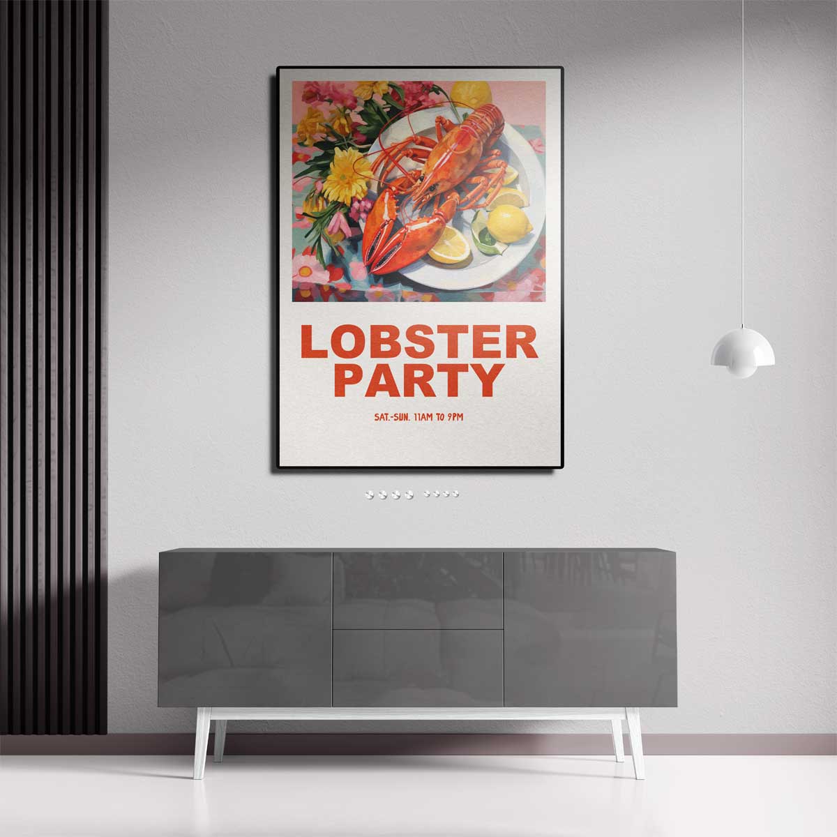 Lobster Party Poster