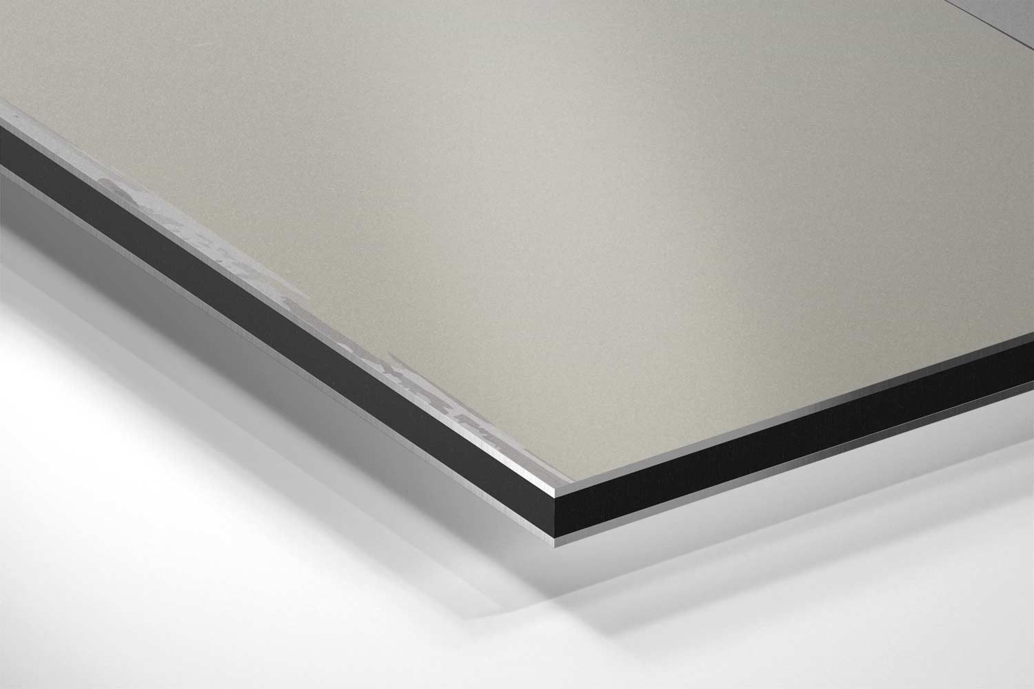 Minimalistische Grijstinten Harmonie Kunstwerk-canvas-dibond-plexiglas-wanddecoratie-WallArtistic