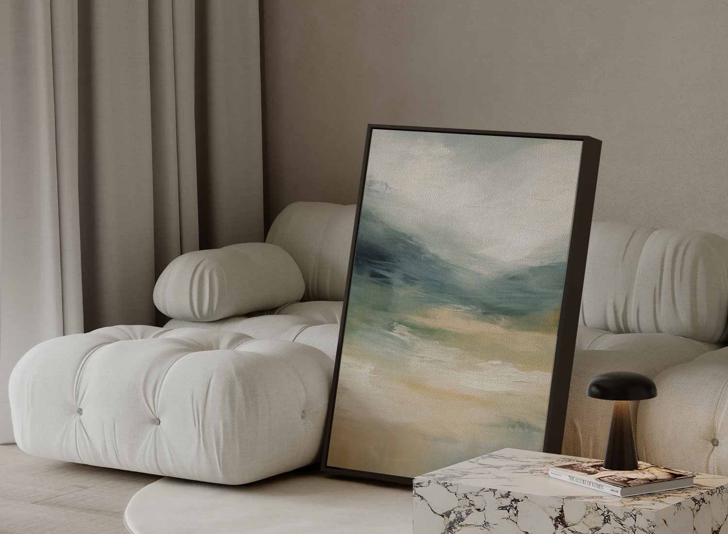 Dromerige Horizonten Kunstwerk-canvas-dibond-plexiglas-wanddecoratie-WallArtistic
