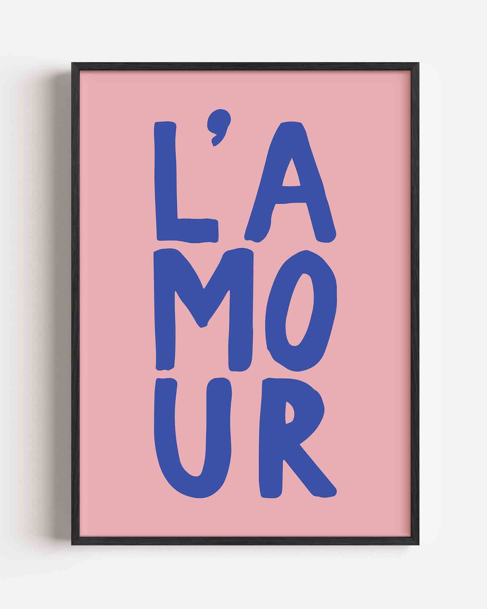 L'amour tekst Poster
