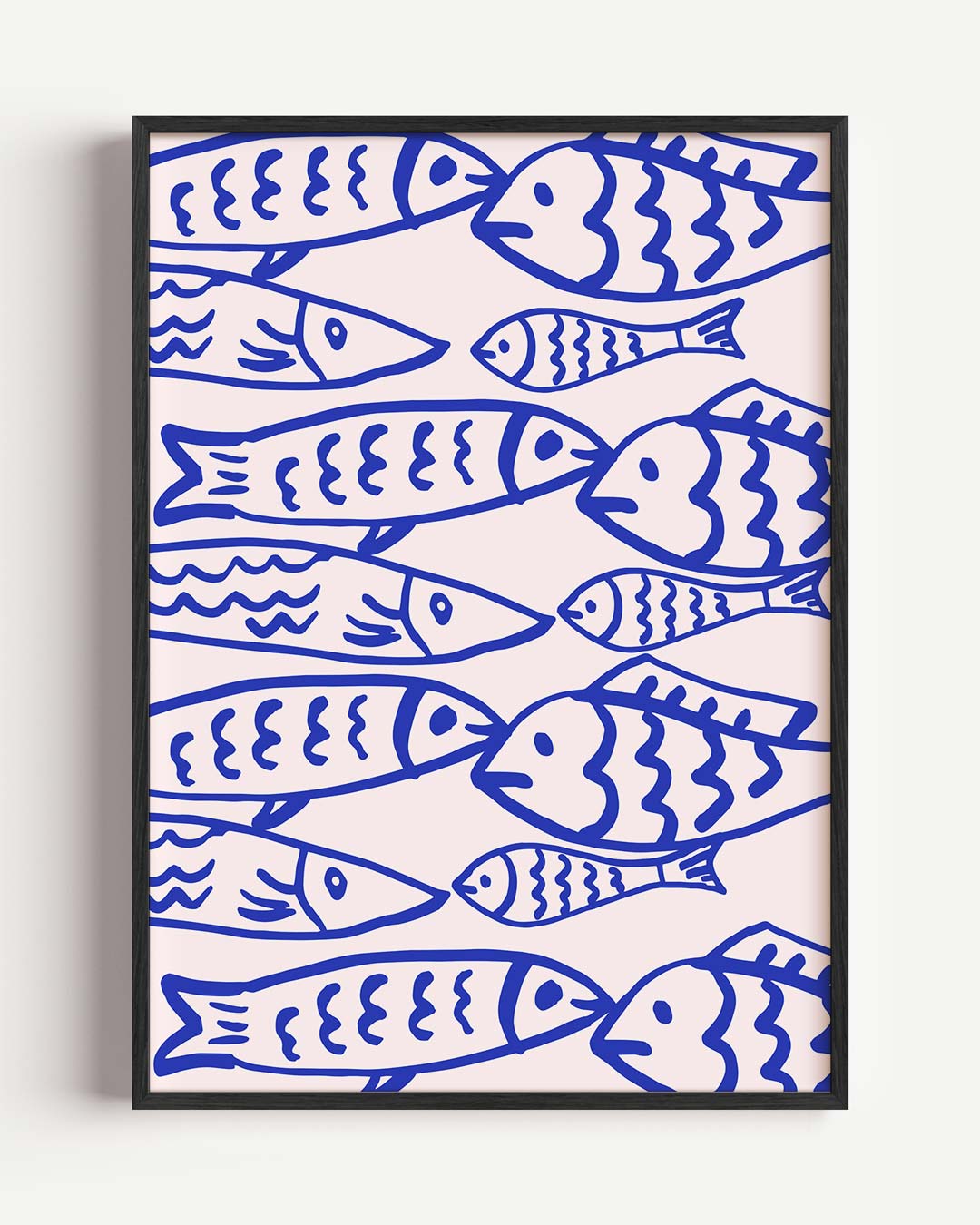 Vispatroon Kunstposter-WallArtistic