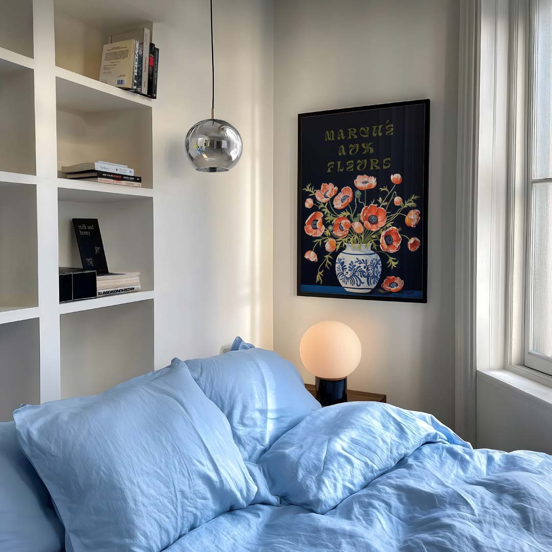 Bloemenmarktpracht Poster-WallArtistic