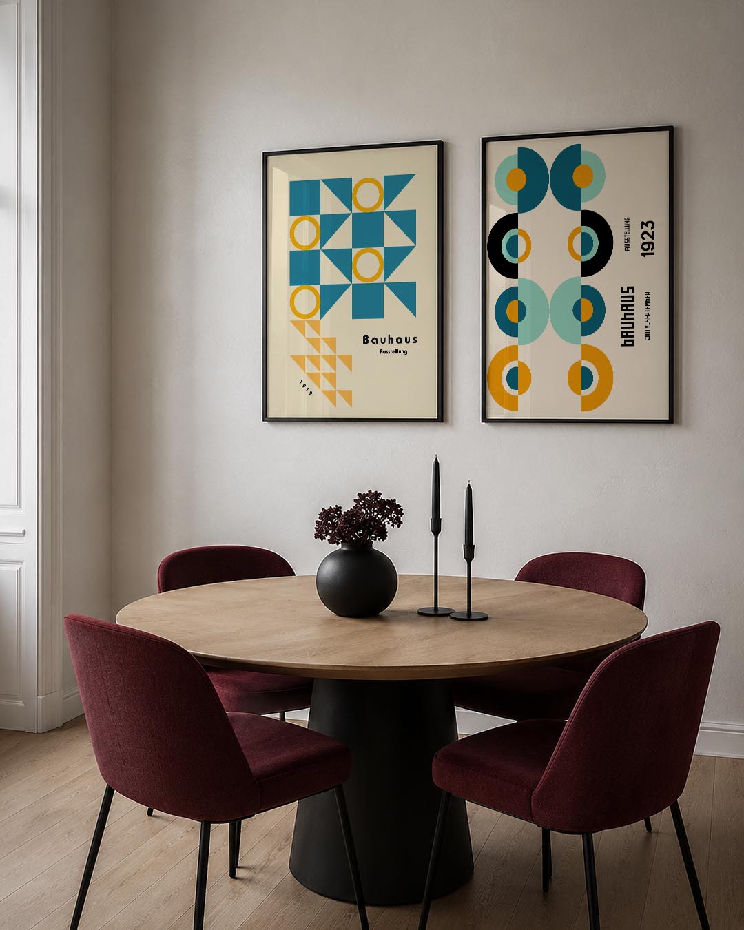 Vormen en vlakken Posterset