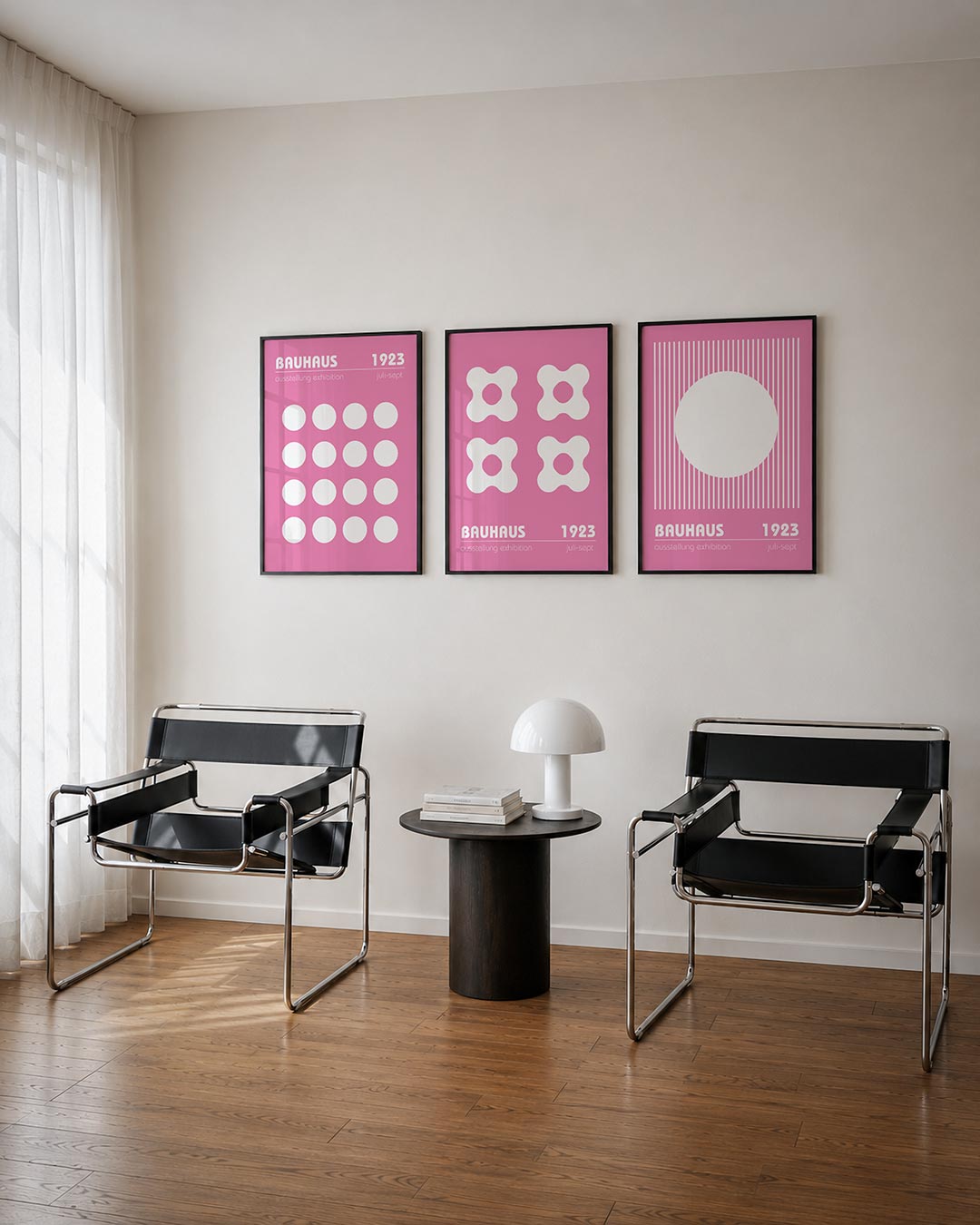 Cirkelritme en kleur Posterset