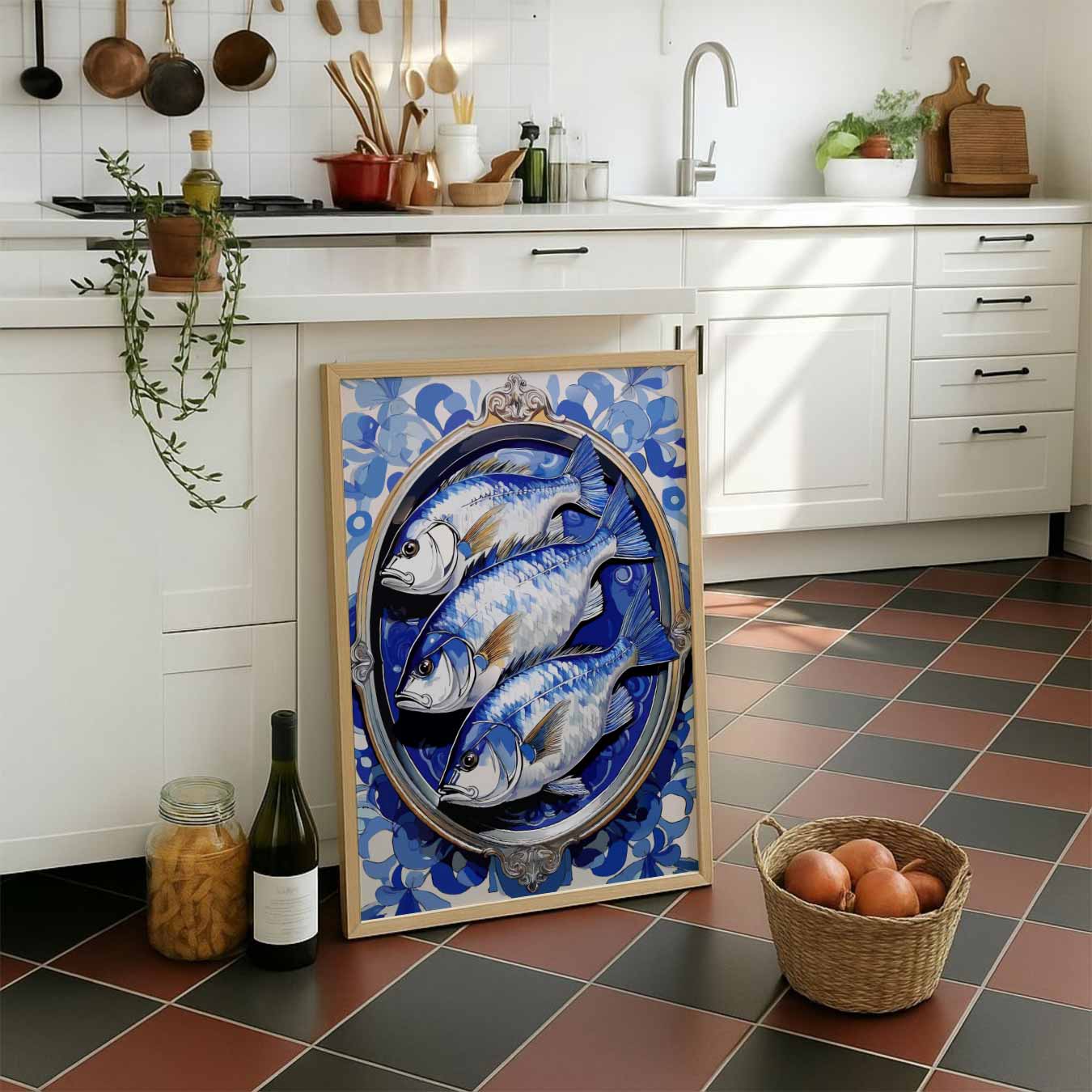 Vrolijke Vissen Wandkunst Poster